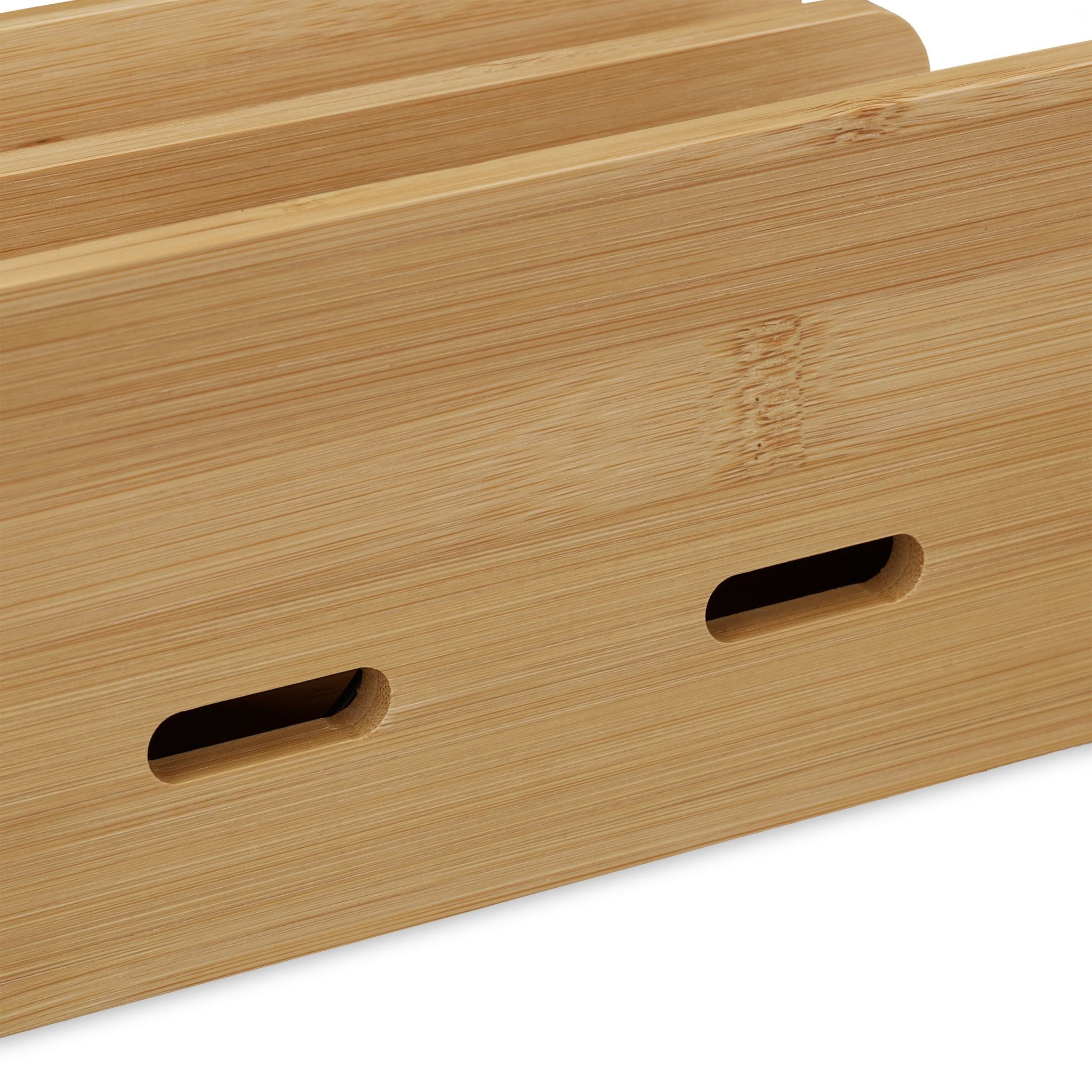 Ladestation Bambus Hellbraun von Relaxdays