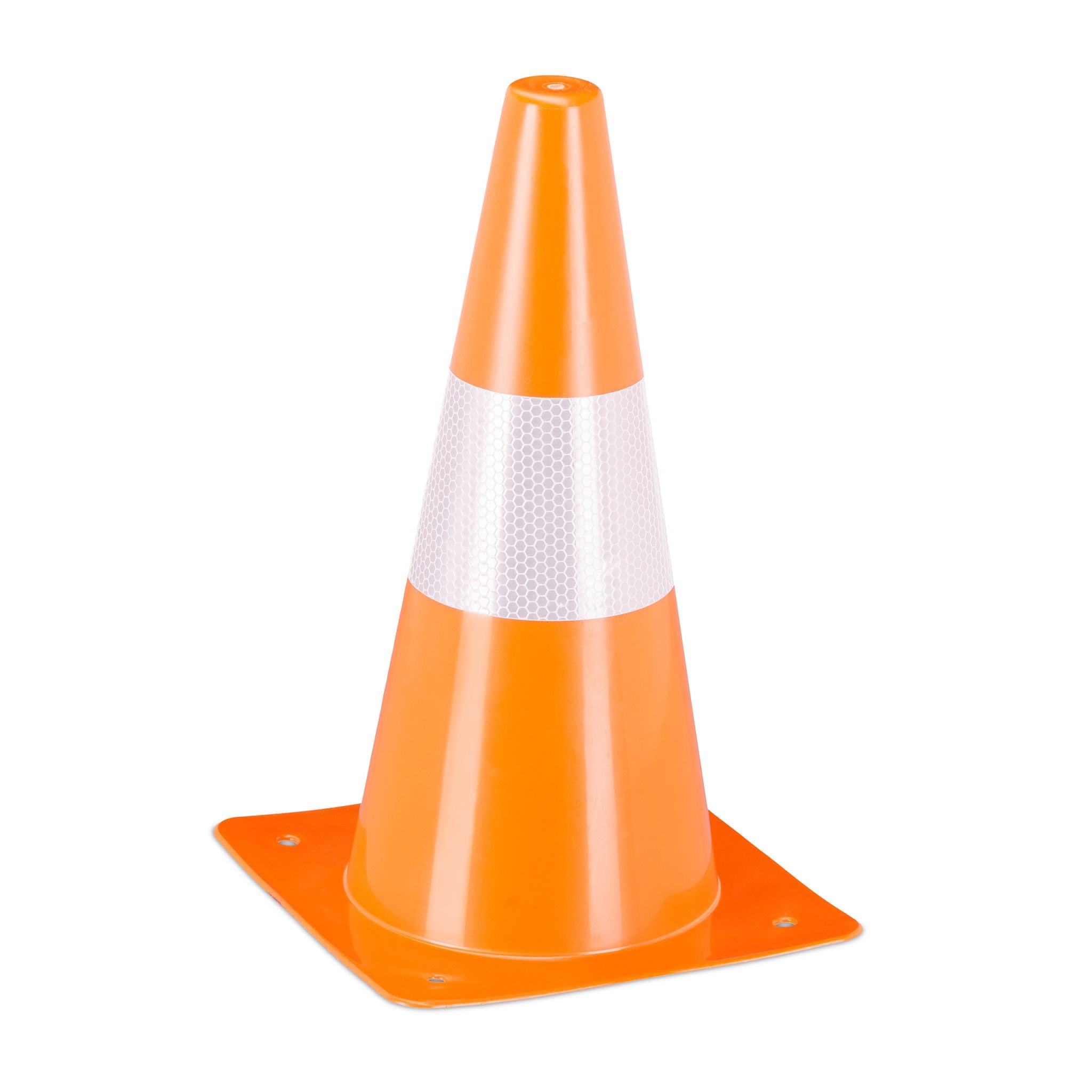 Pylonen 18er-Set Weiss-Orange von Relaxdays
