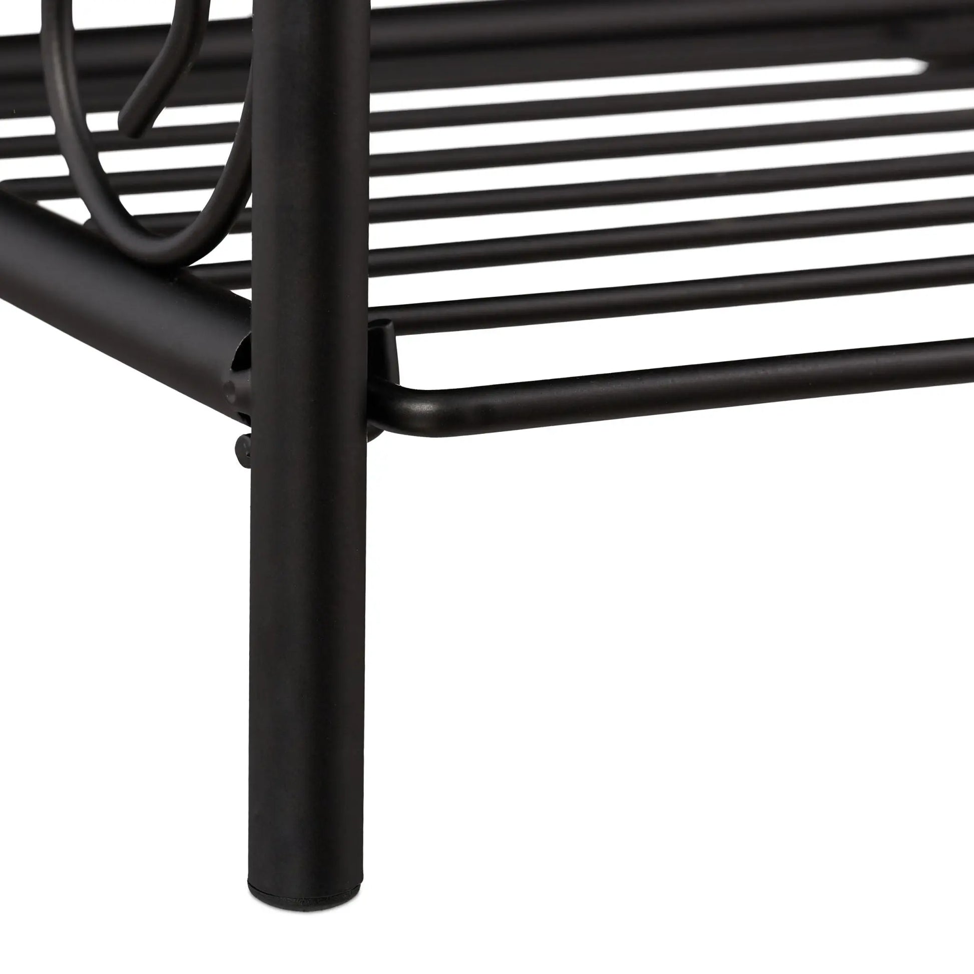 Blumenregal Metall klappbar Schwarz von Relaxdays