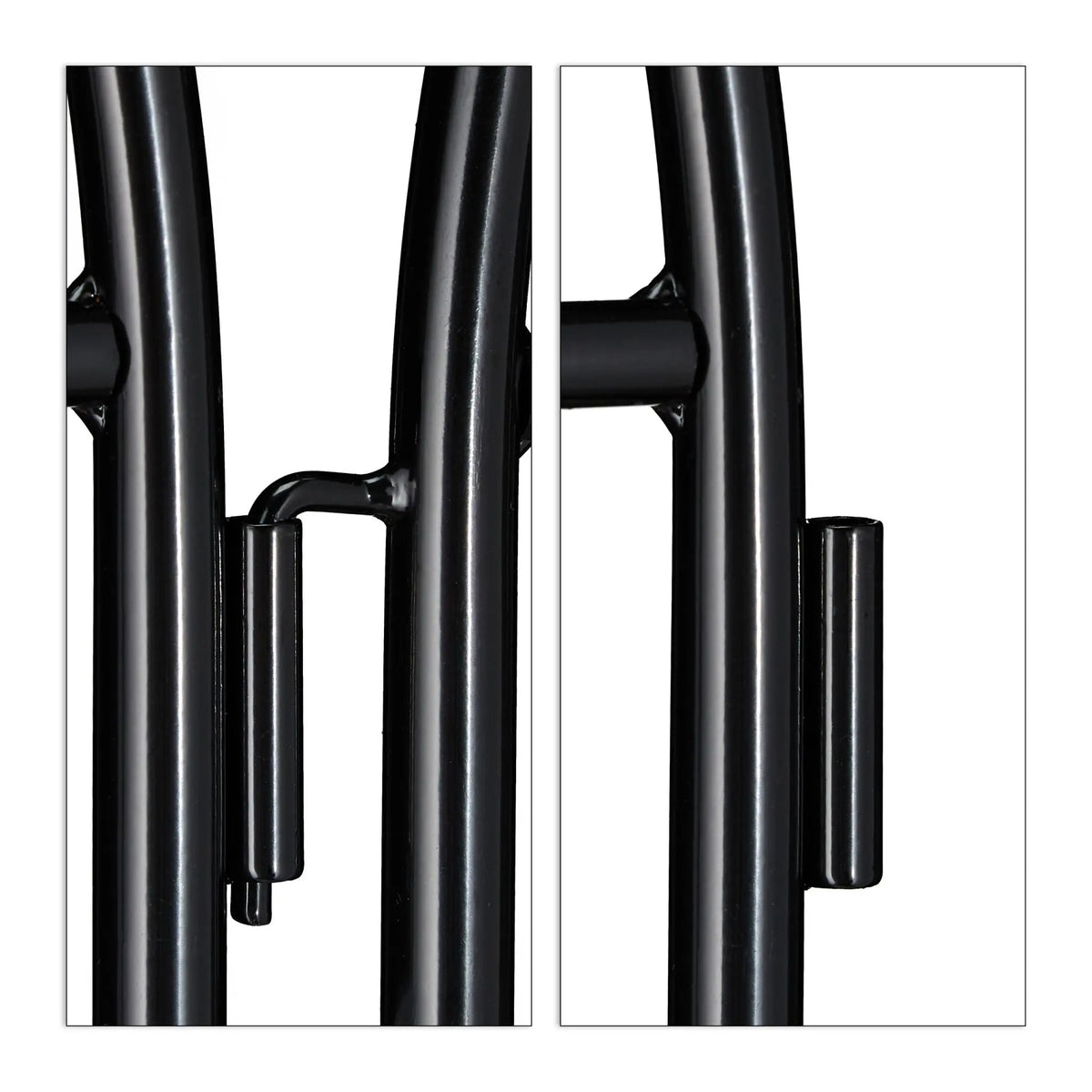 Rankgitter Vintage 2er-Set Schwarz von Relaxdays