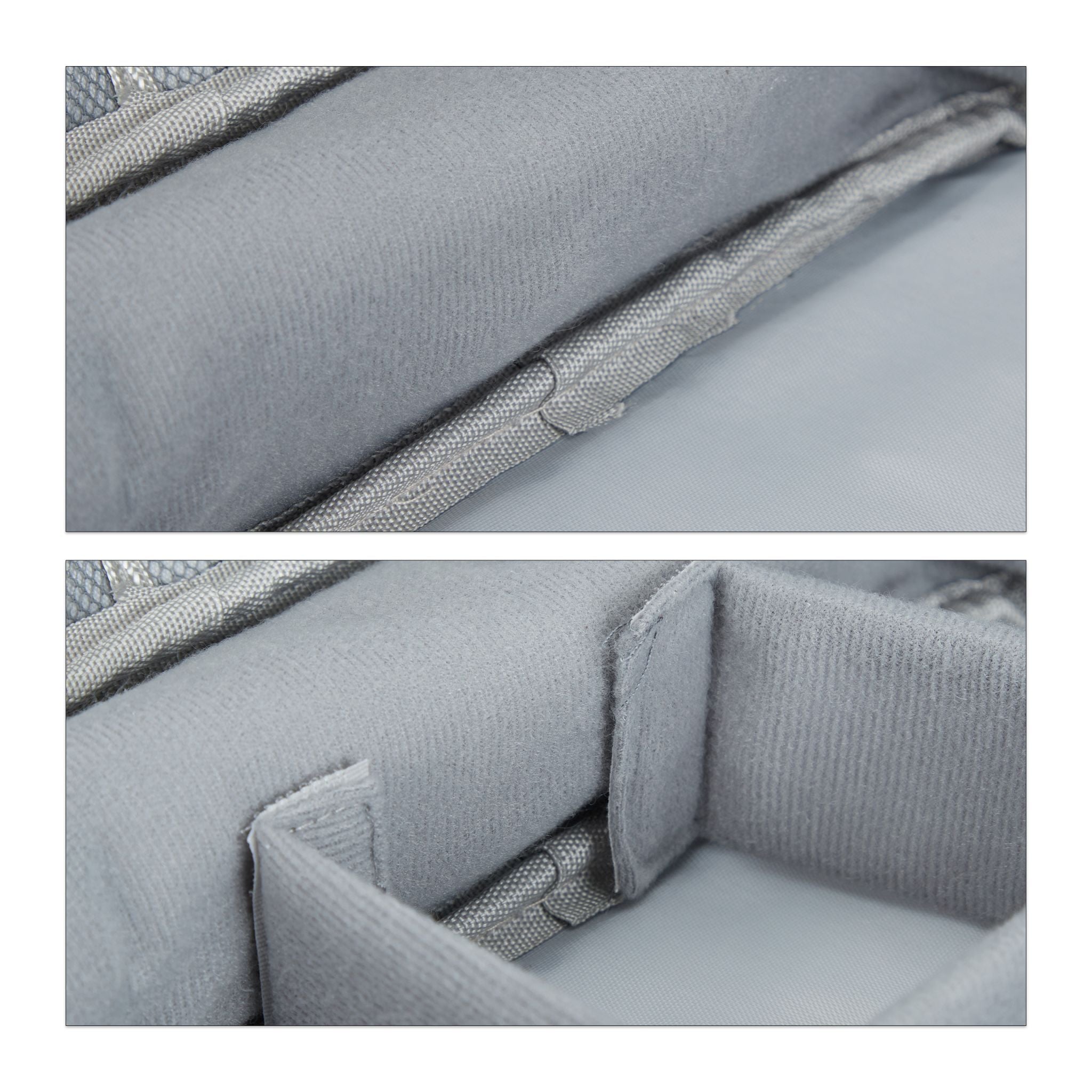 Kabeltasche Organizer Grau von Relaxdays