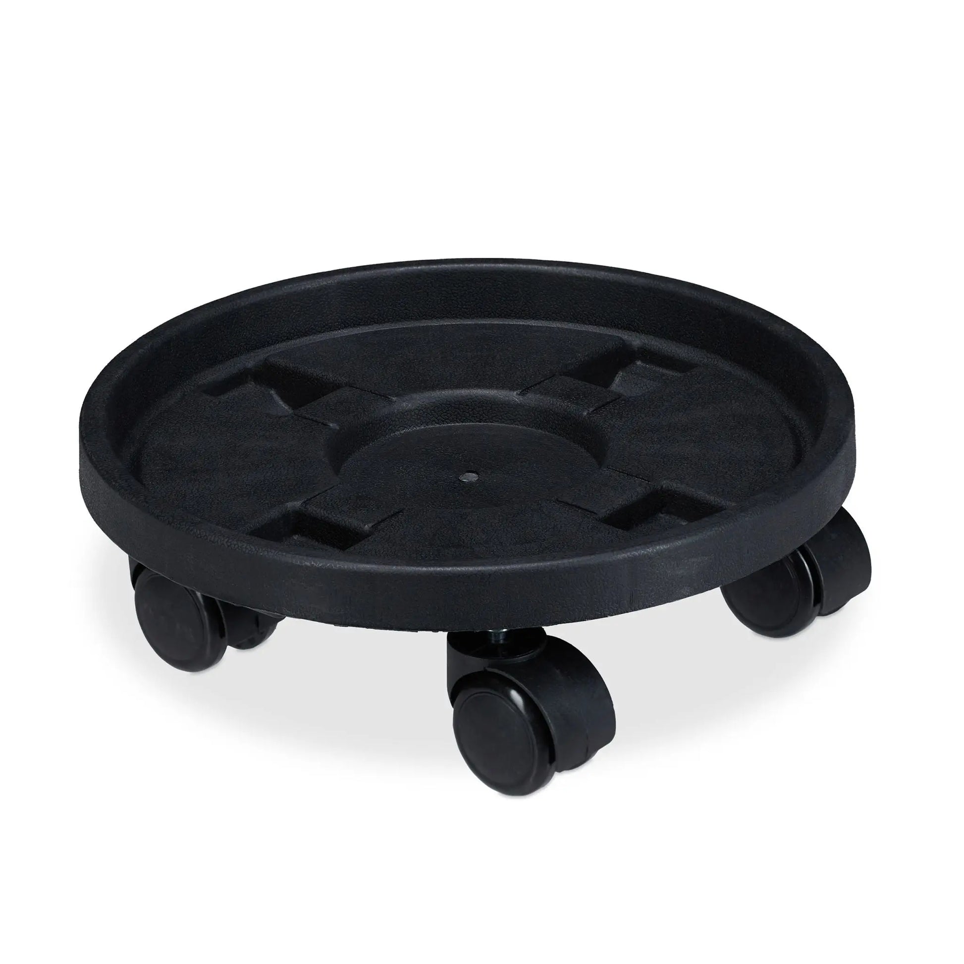 Pflanzenroller Kunststoff klein 2er-Set Schwarz von Relaxdays