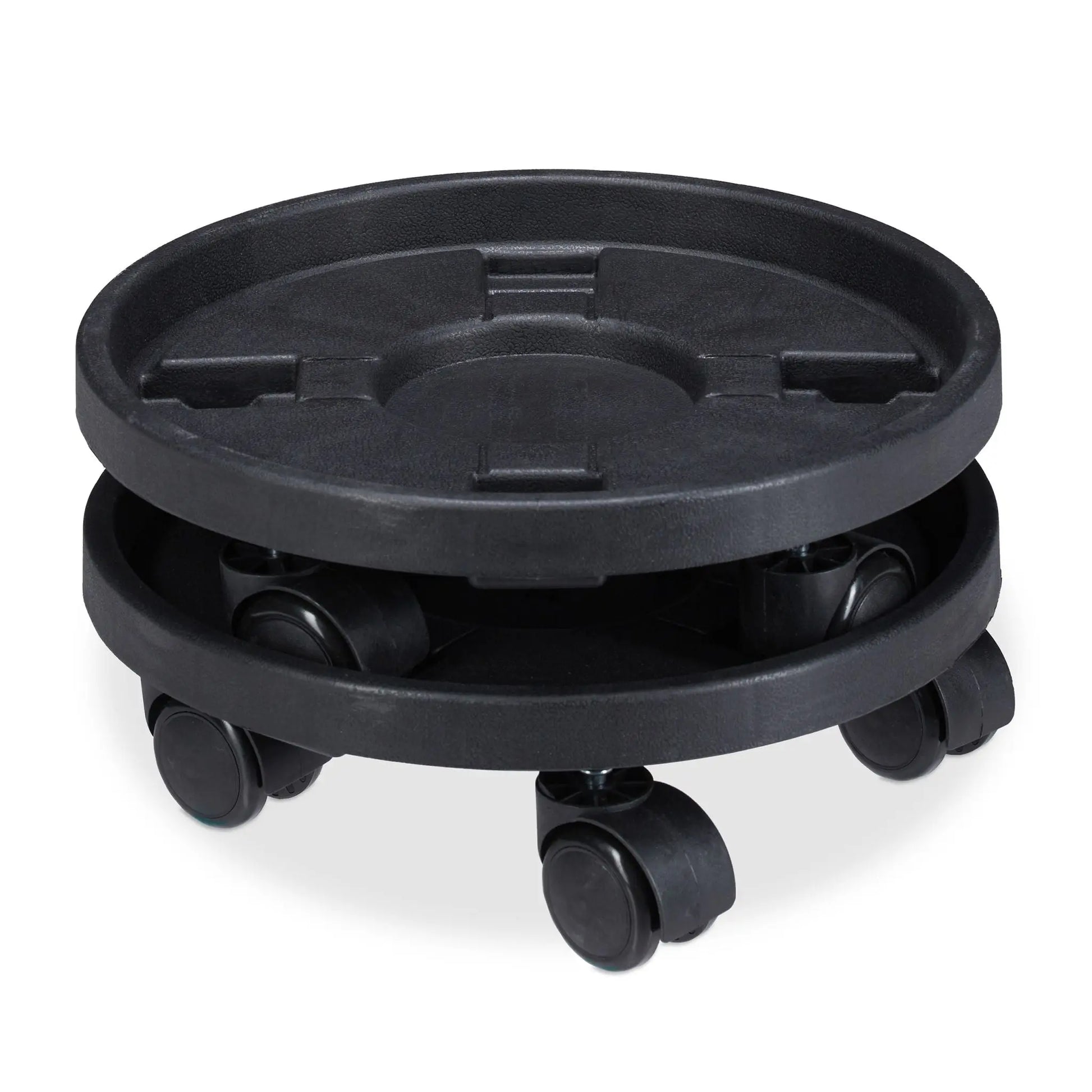 Pflanzenroller Kunststoff klein 2er-Set Schwarz von Relaxdays