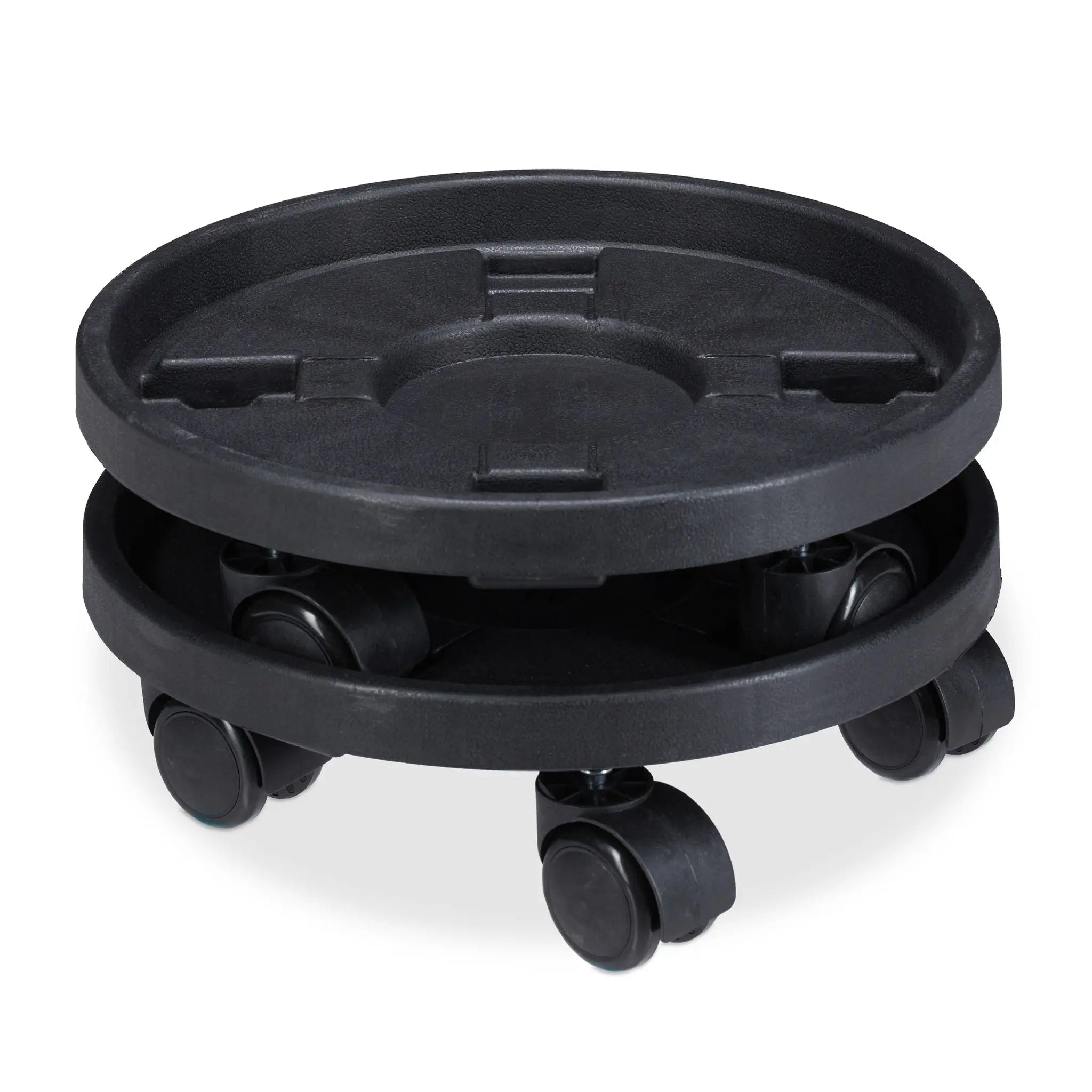Pflanzenroller Kunststoff klein 2er-Set Schwarz von Relaxdays