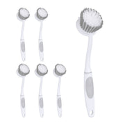 Spülbürste 6er-Set Weiss-Grau von Relaxdays