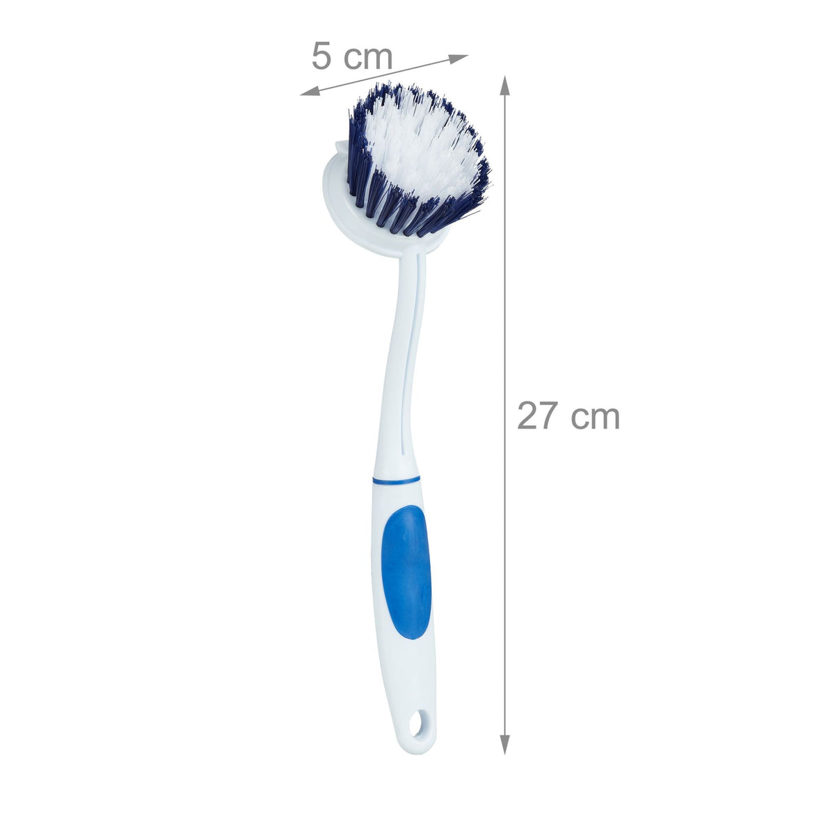Spülbürste 6er-Set Weiss-Blau-Dunkelblau von Relaxdays