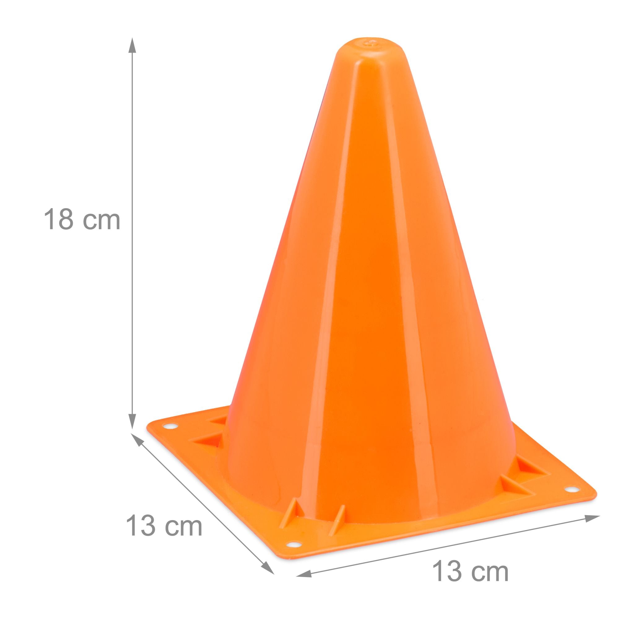 Pylonen 20er-Set Orange von Relaxdays