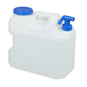 Wasserkanister mit Hahn Weiss-Blau