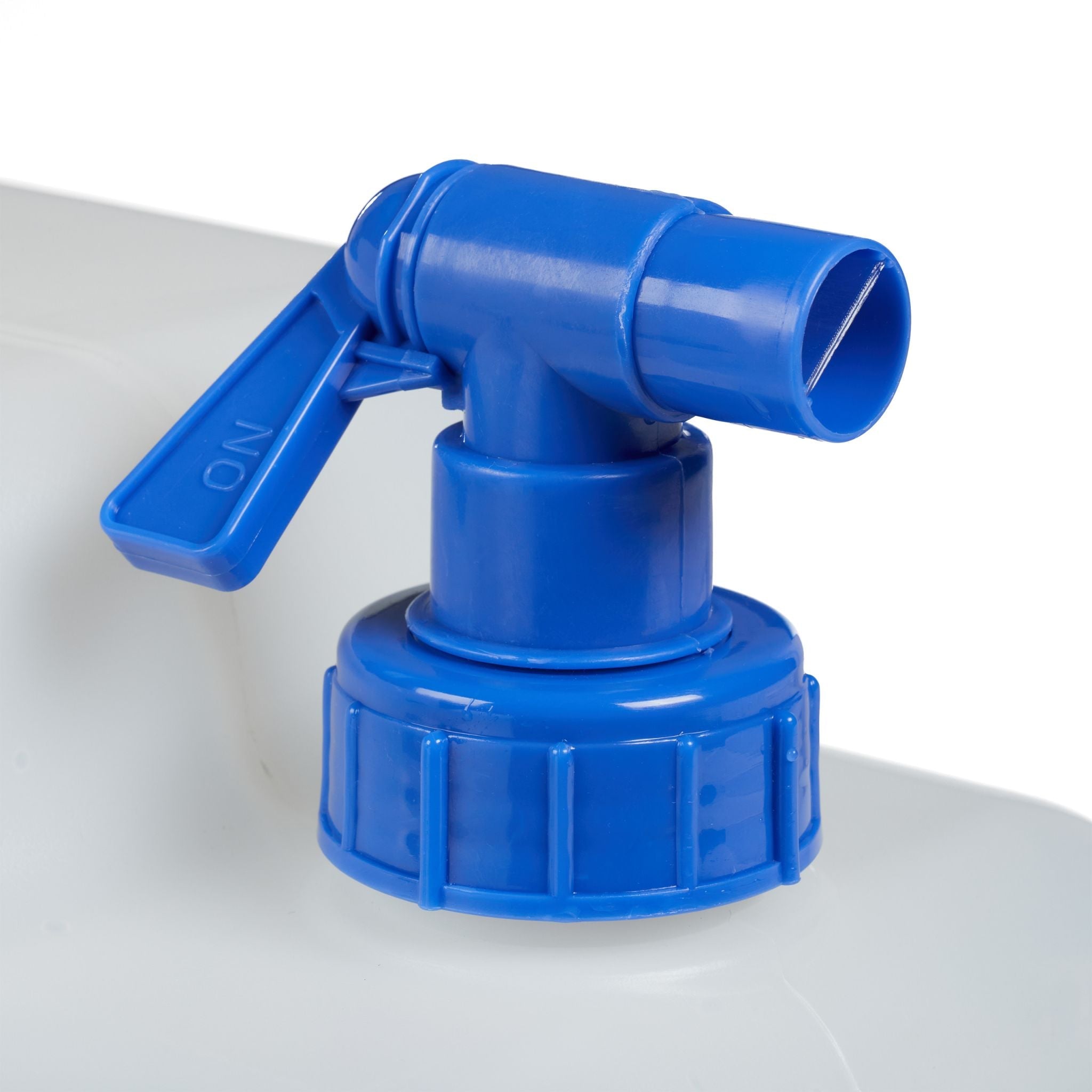 Wasserkanister mit Hahn Weiss-Blau von Relaxdays