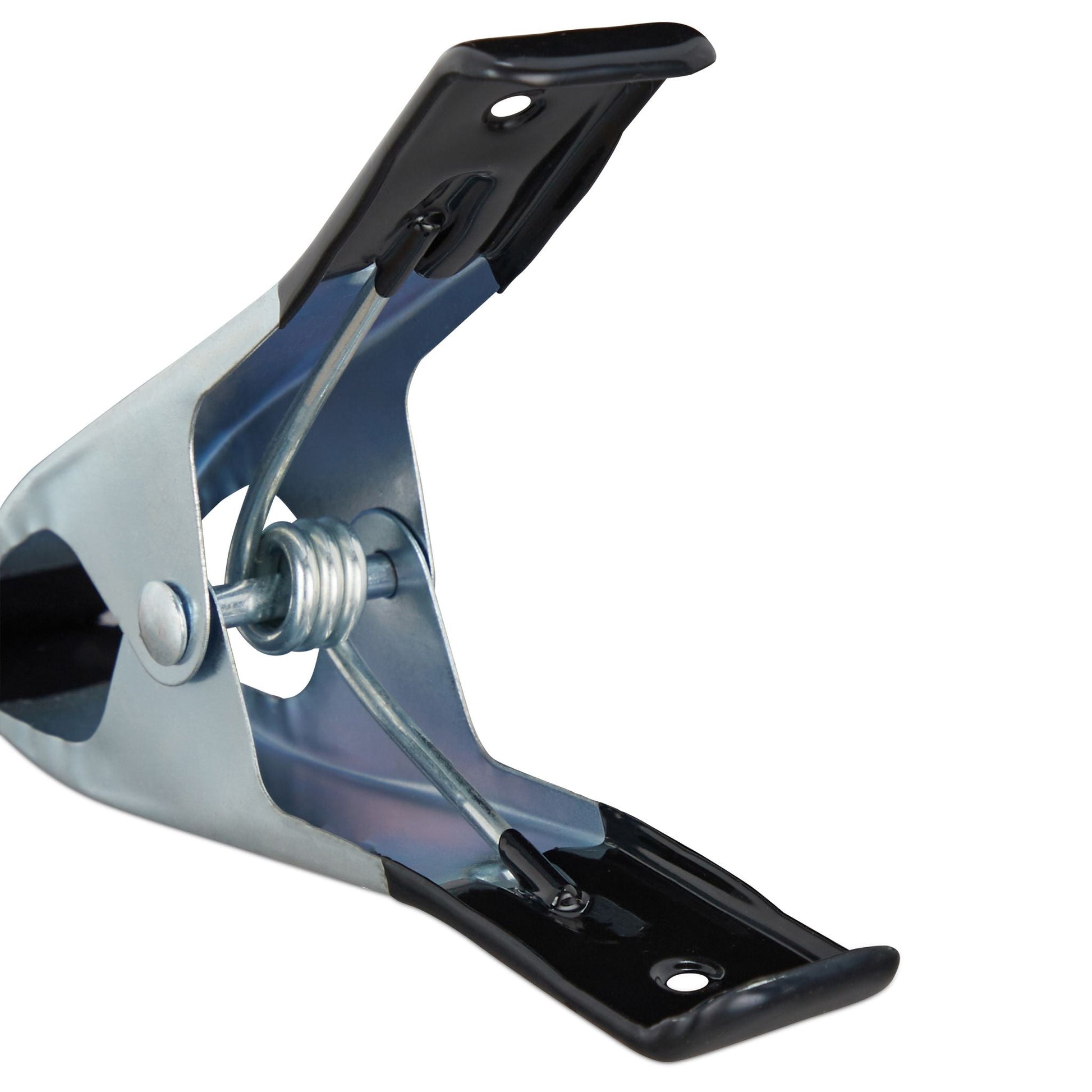Klemmzwingen Metall 6er-Set Schwarz-Silber von Relaxdays