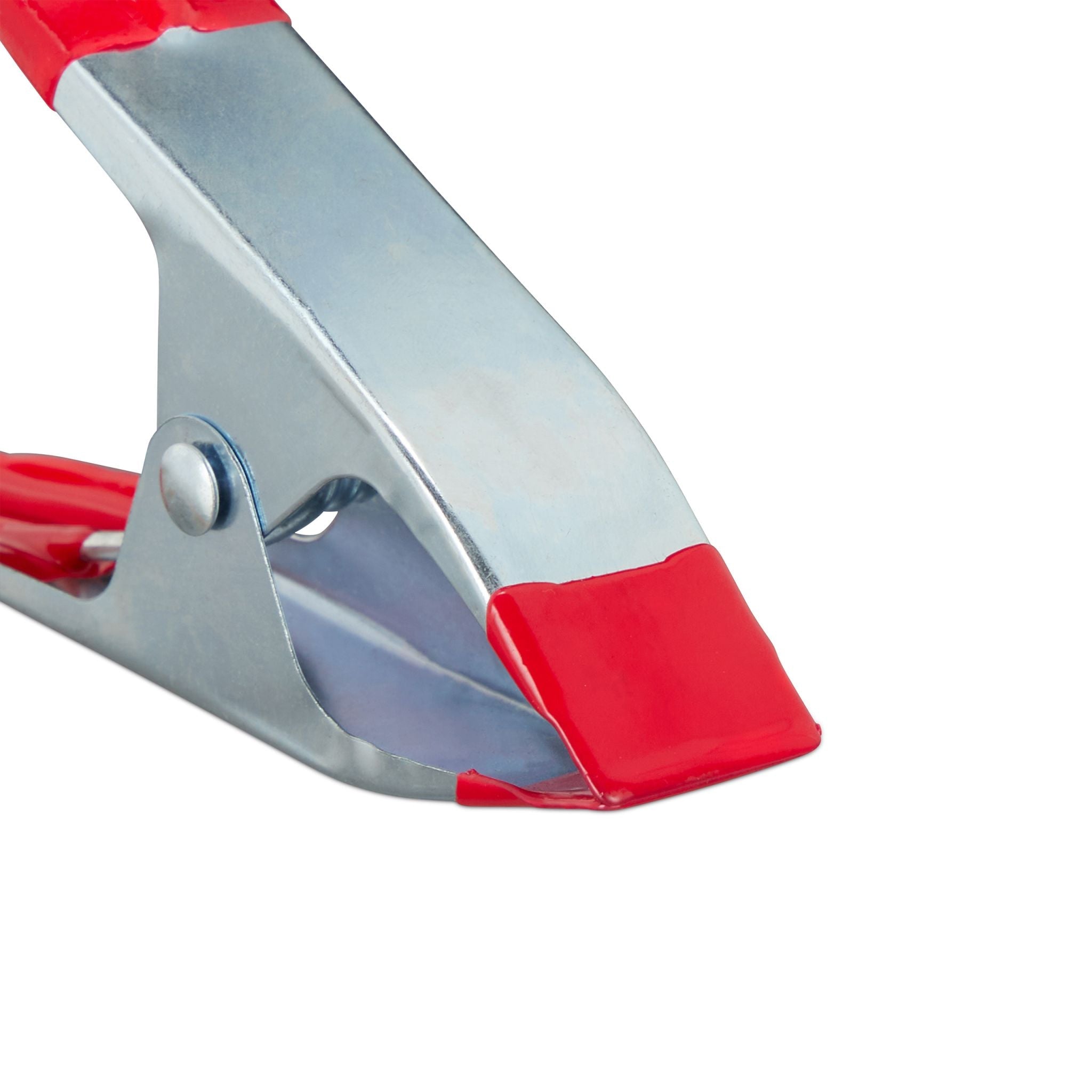 Klemmzwingen Metall 6er-Set Rot-Silber von Relaxdays