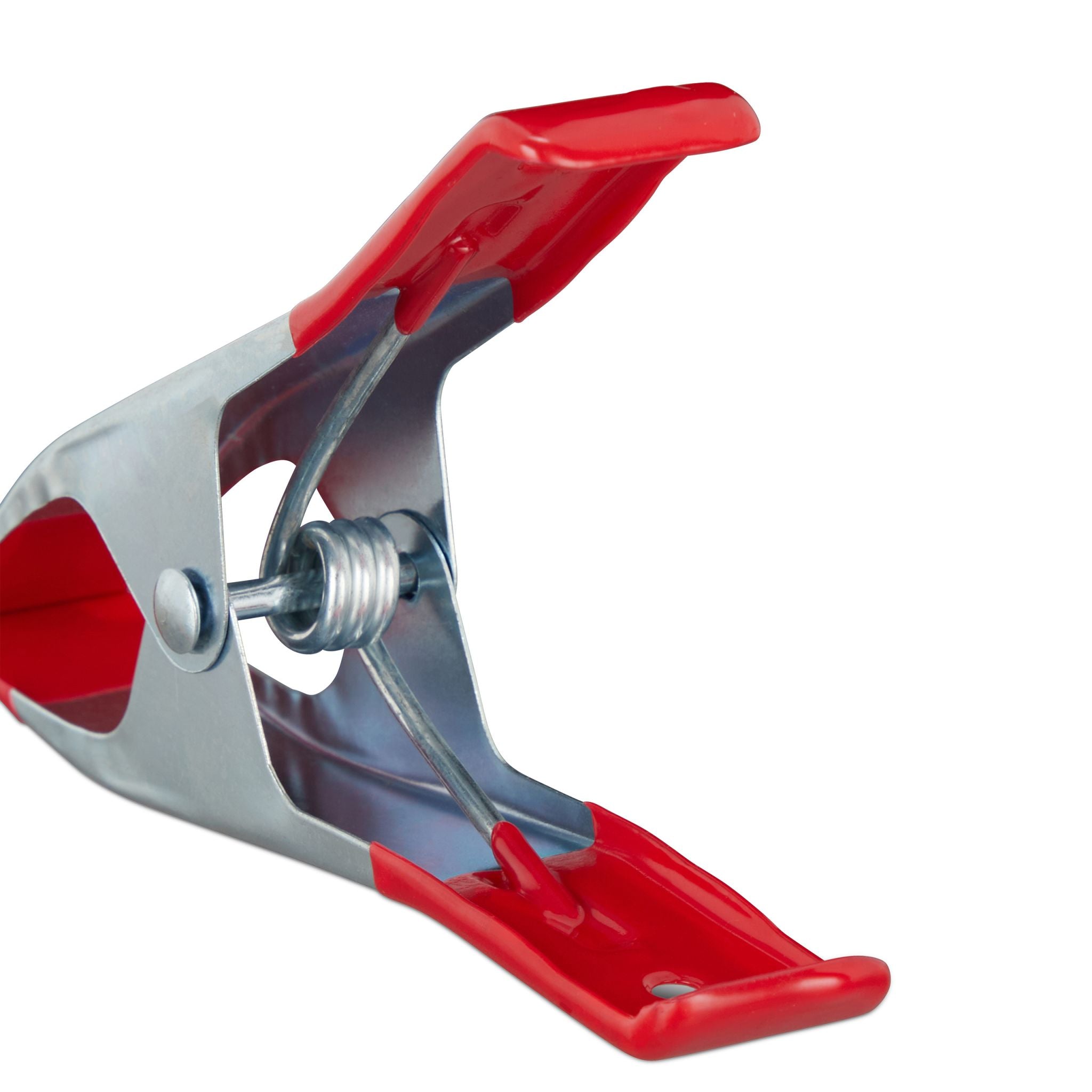 Klemmzwingen Metall 6er-Set Rot-Silber von Relaxdays