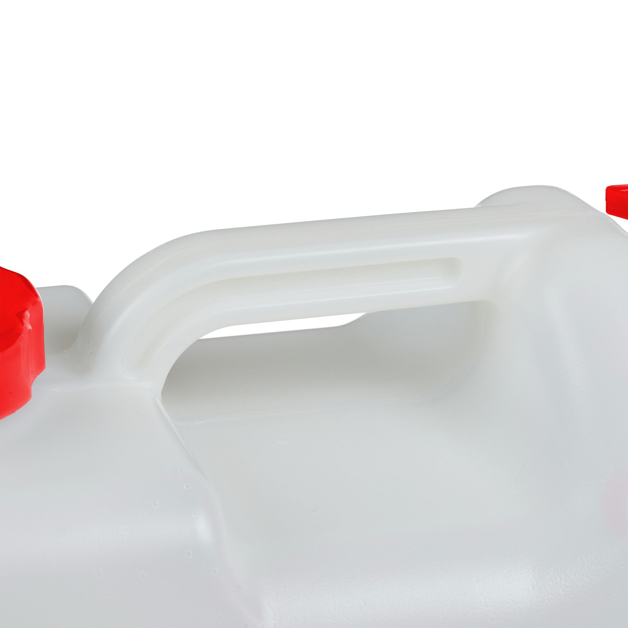 Wasserkanister mit Hahn Weiss-Rot