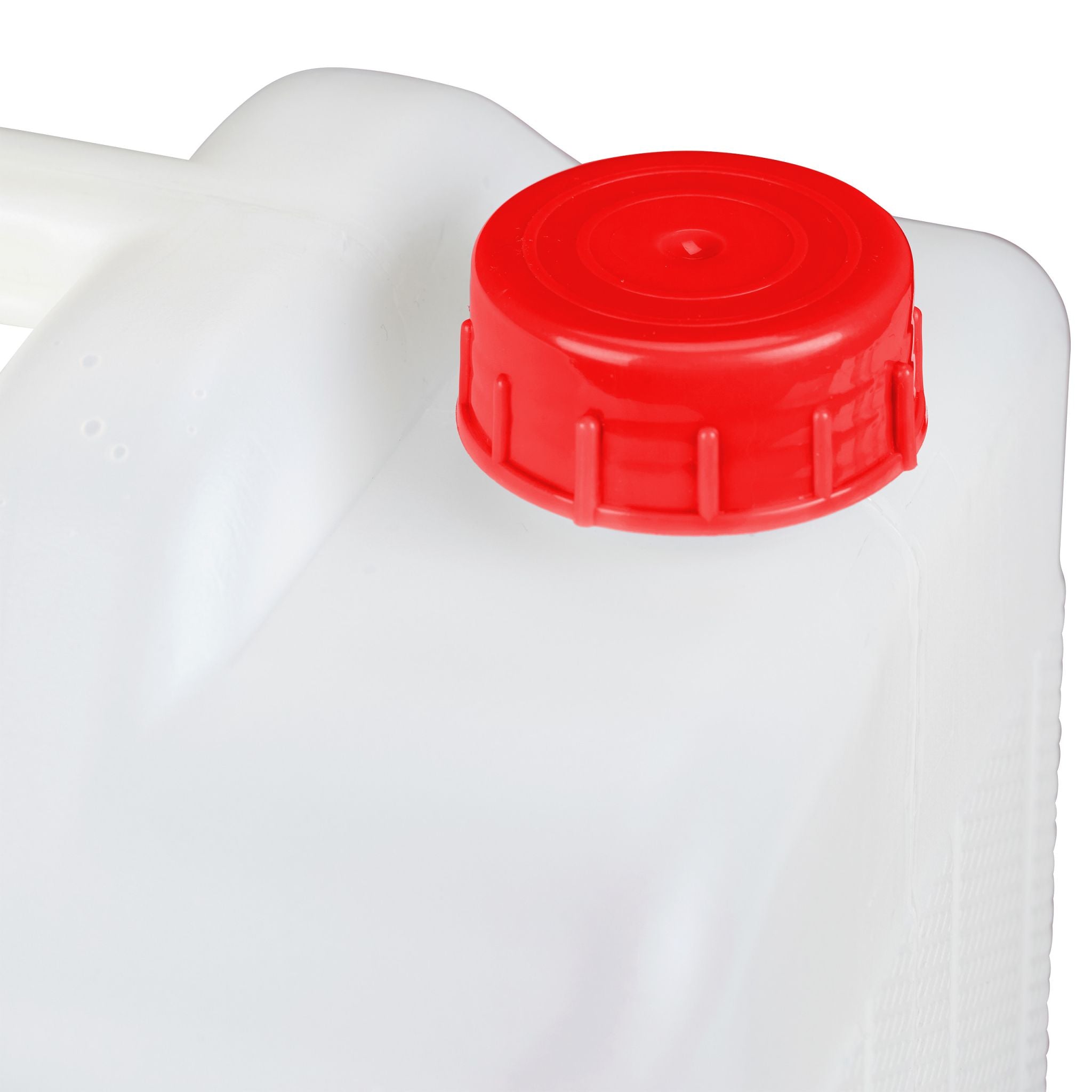 Wasserkanister mit Hahn Weiss-Rot von Relaxdays
