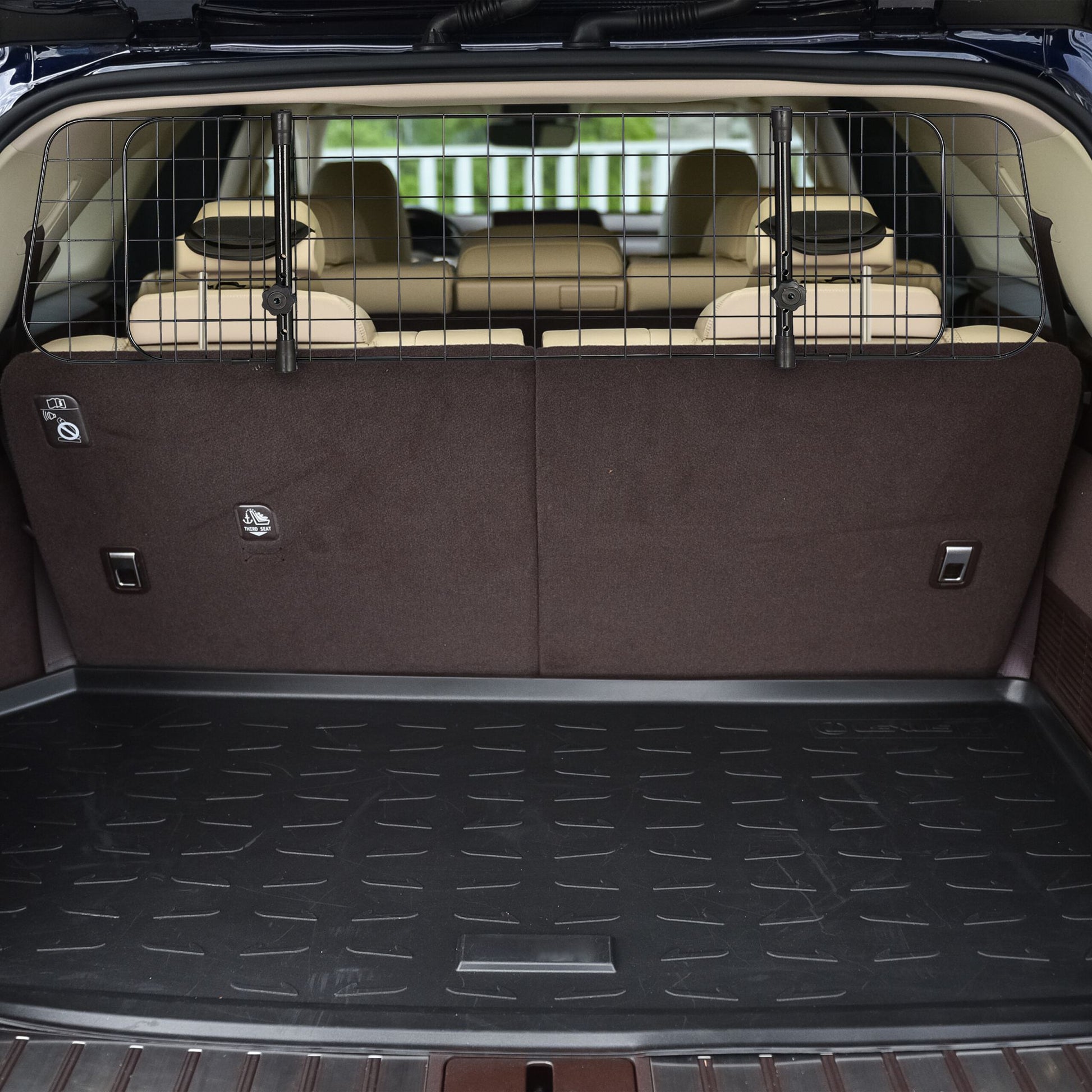 Hundegitter Auto Universal Schwarz von Relaxdays