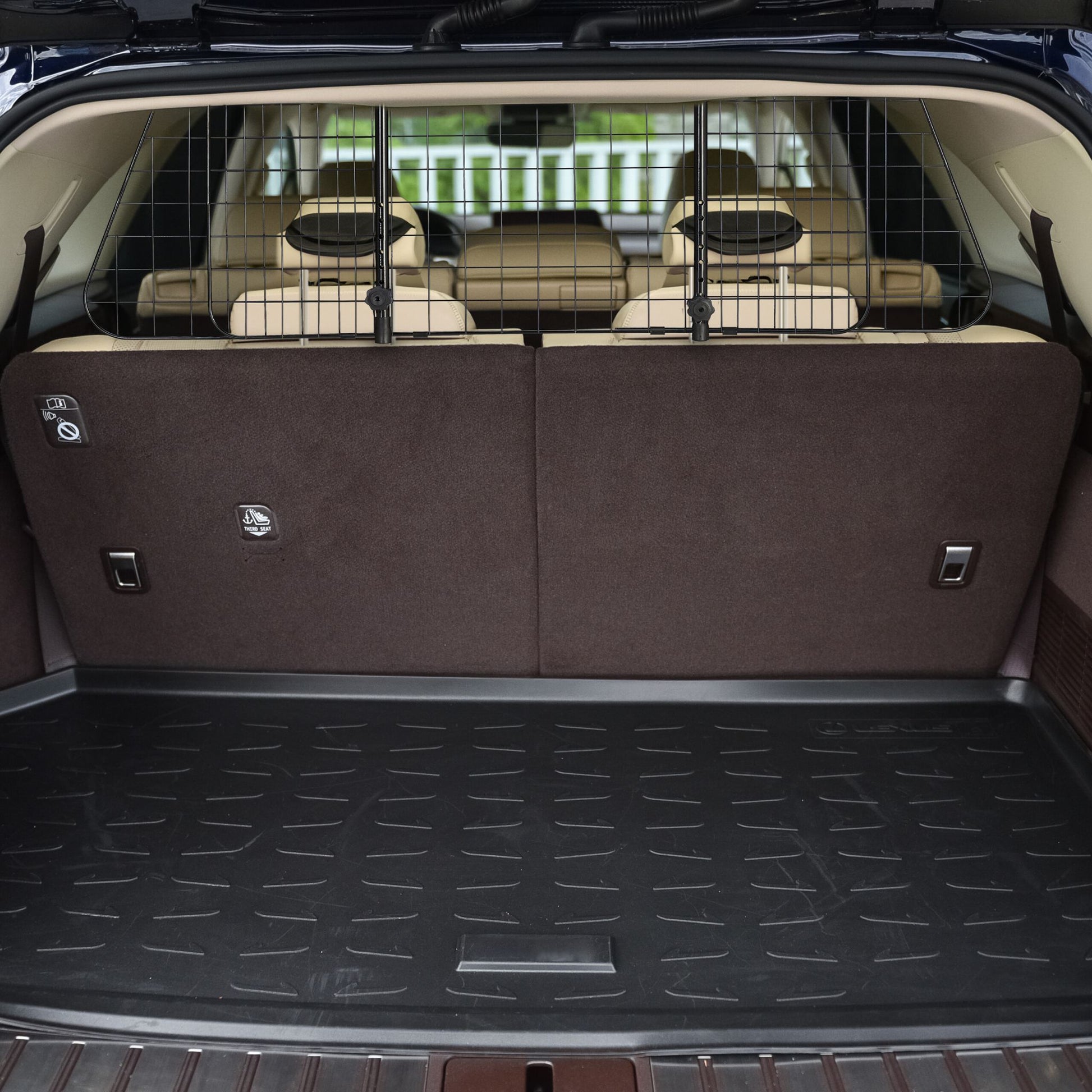 Hundegitter Auto Universal gross Schwarz von Relaxdays
