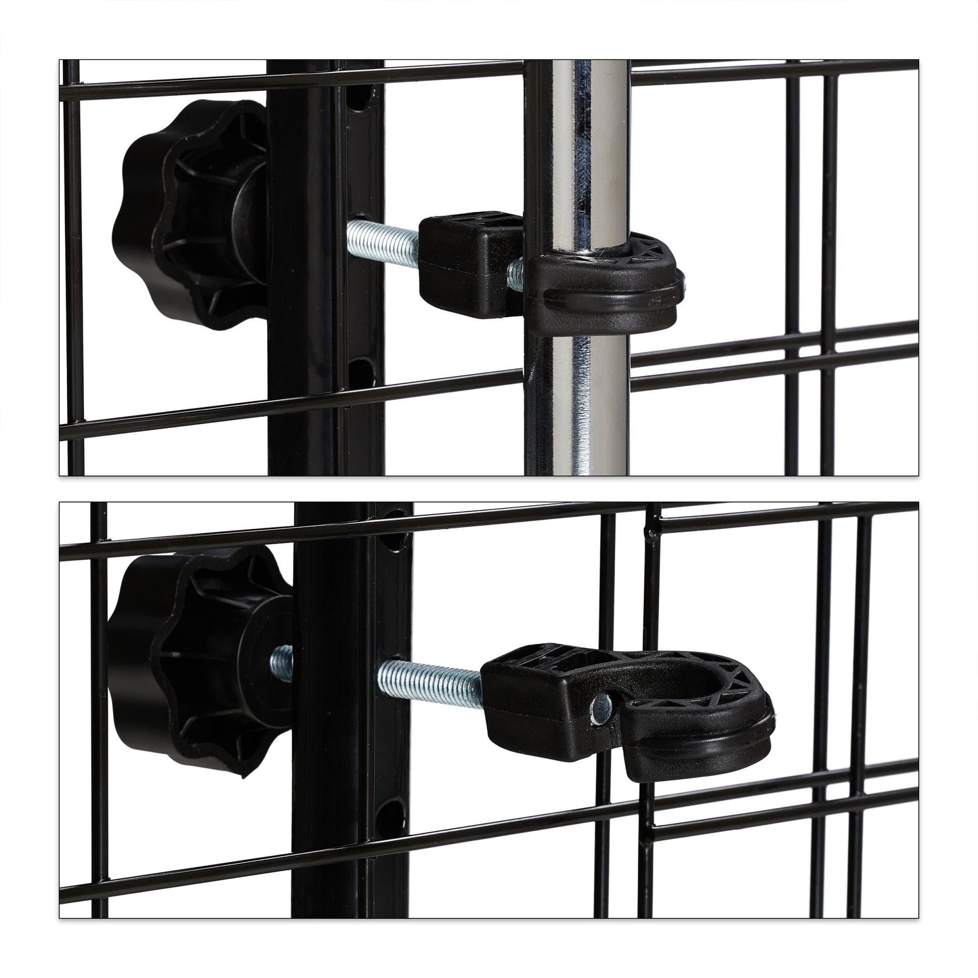 Hundegitter Auto Universal gross Schwarz von Relaxdays