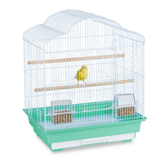 Vogelkäfig mit Zubehör Hellblau-Türkis von Relaxdays