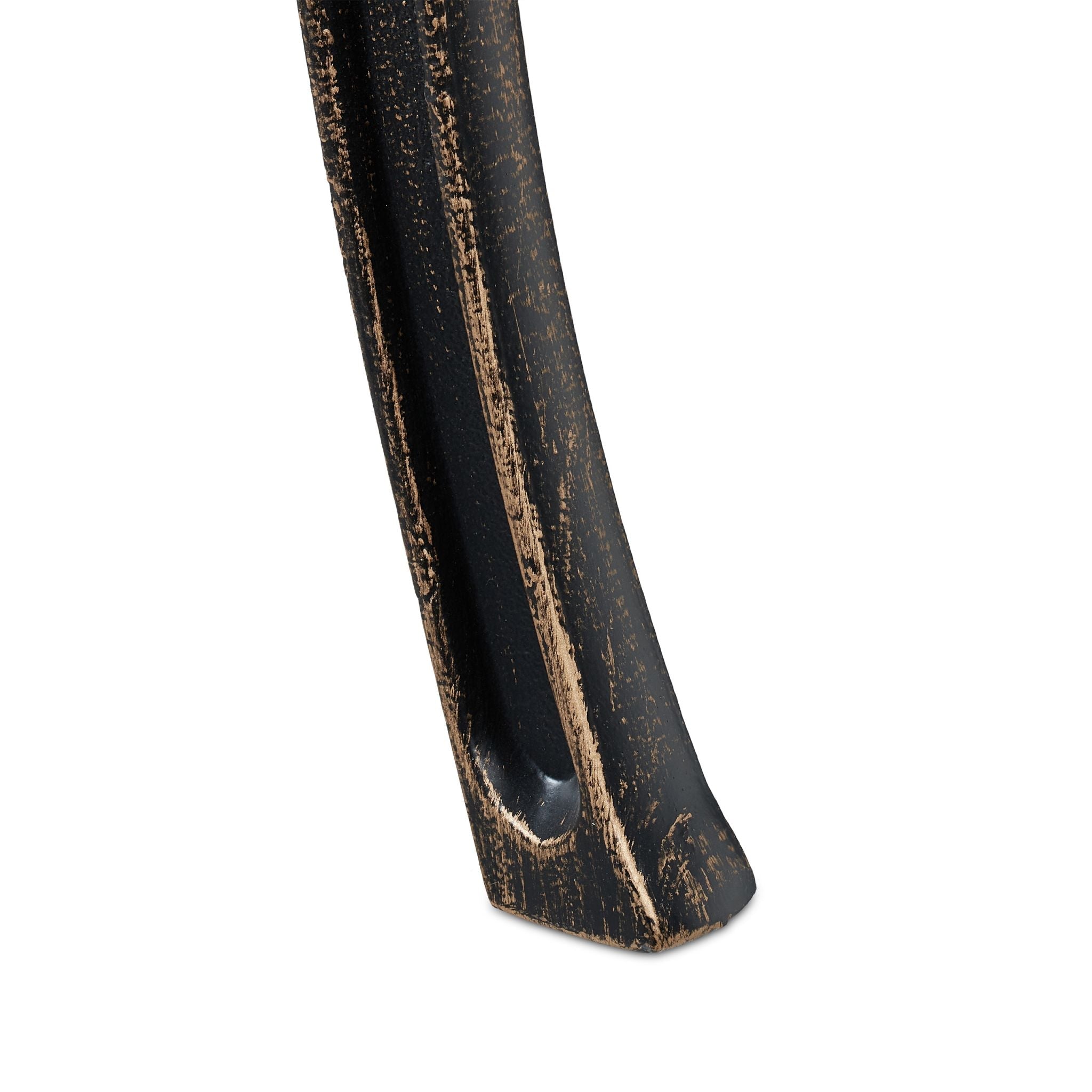 Gartenbank Metall in Schwarz-Bronze Gold-Schwarz von Relaxdays