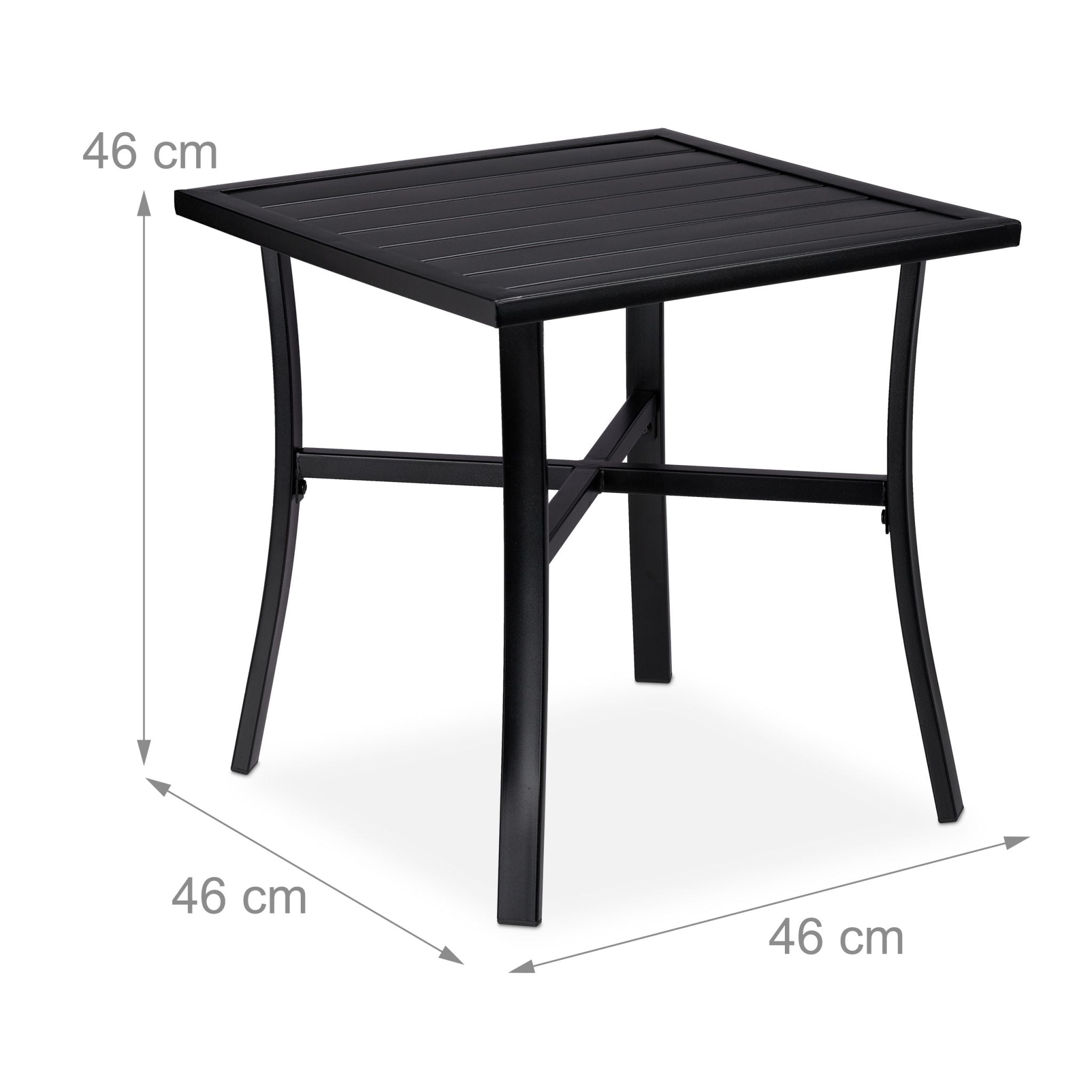 Gartentisch Schwarz