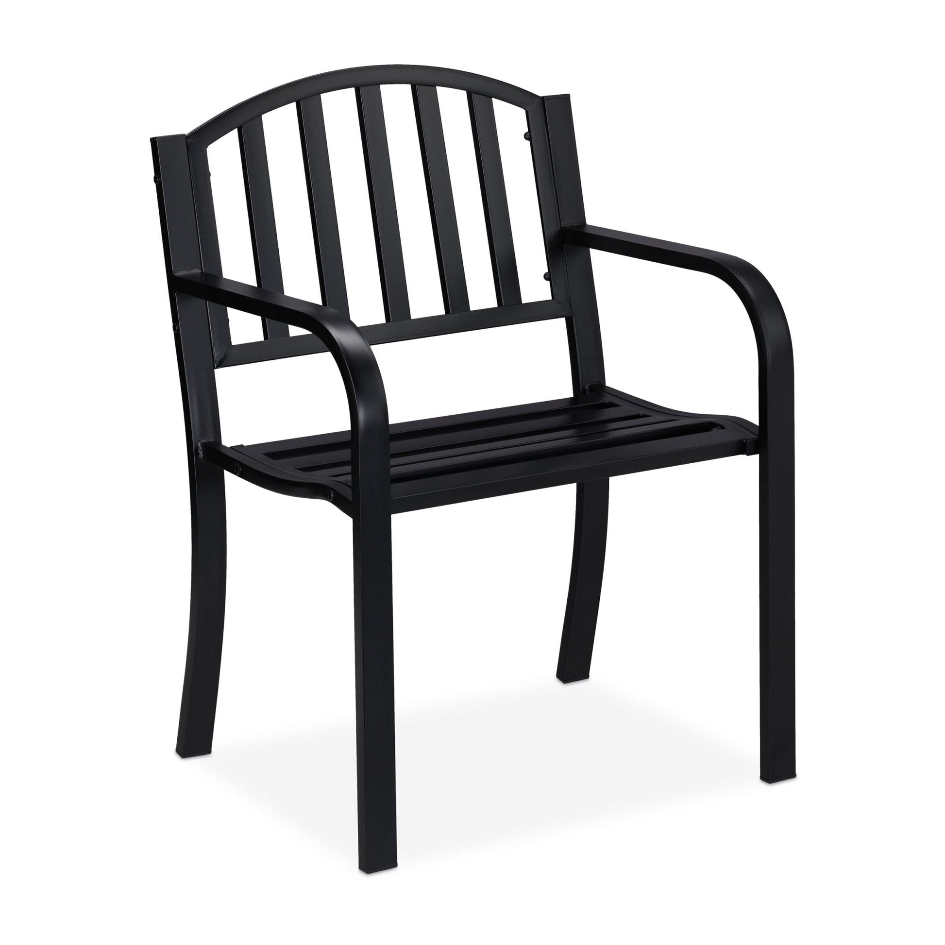 Gartenstuhl Metall Schwarz von Relaxdays