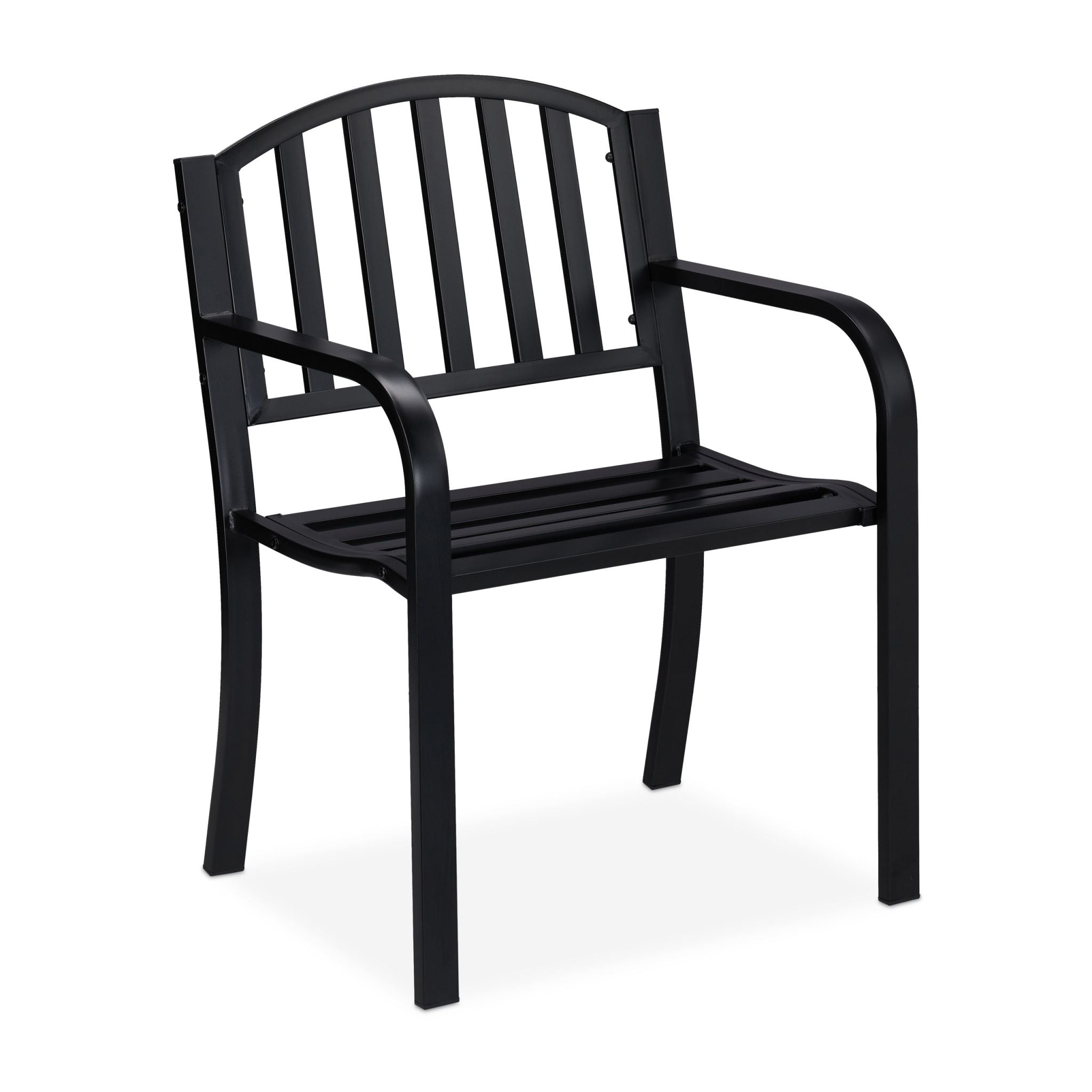 Gartenstuhl Metall Schwarz von Relaxdays