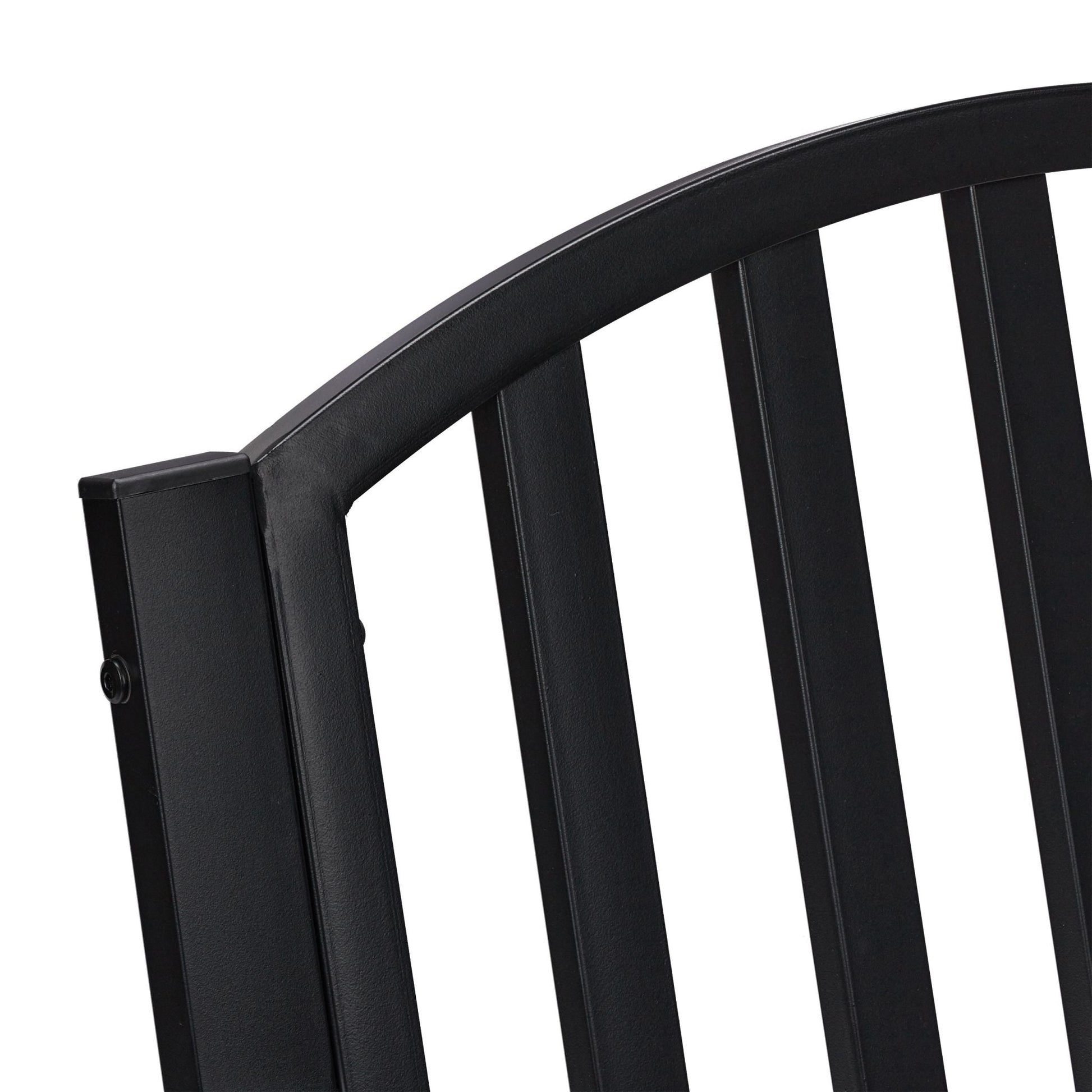 Gartenstuhl Metall Schwarz von Relaxdays
