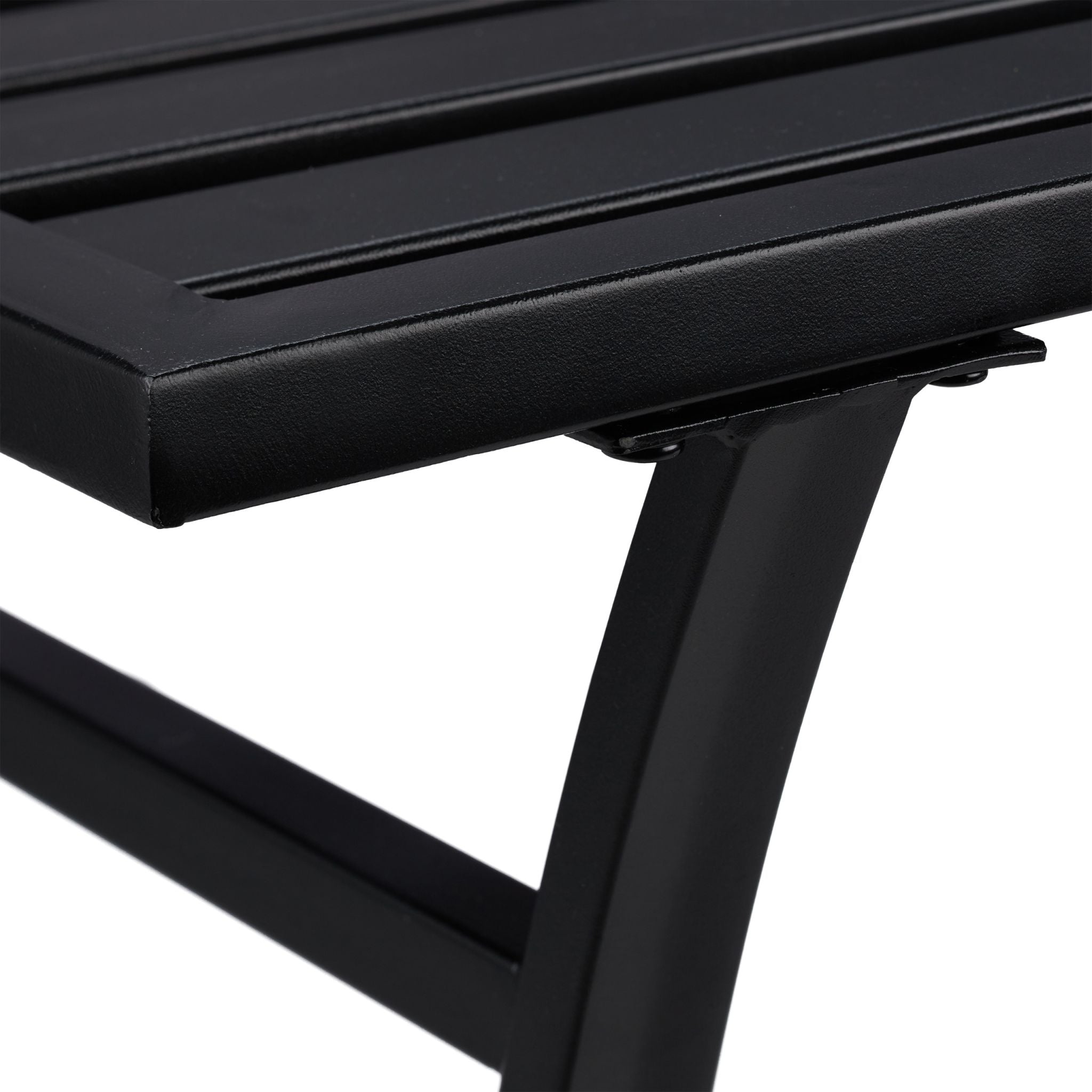Gartentisch rechteckig schwarz Schwarz von Relaxdays