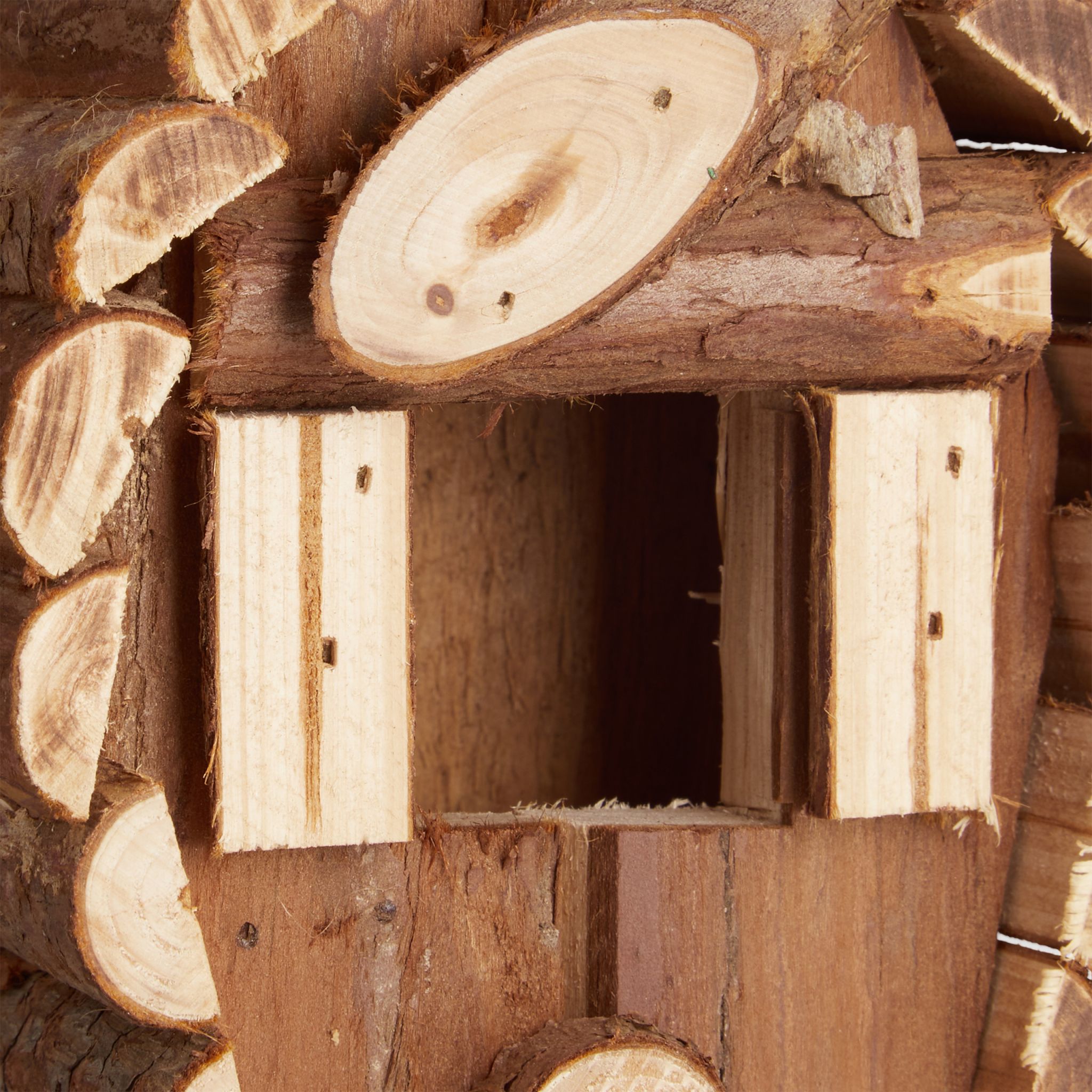 Mini Vogelhaus Holz Braun