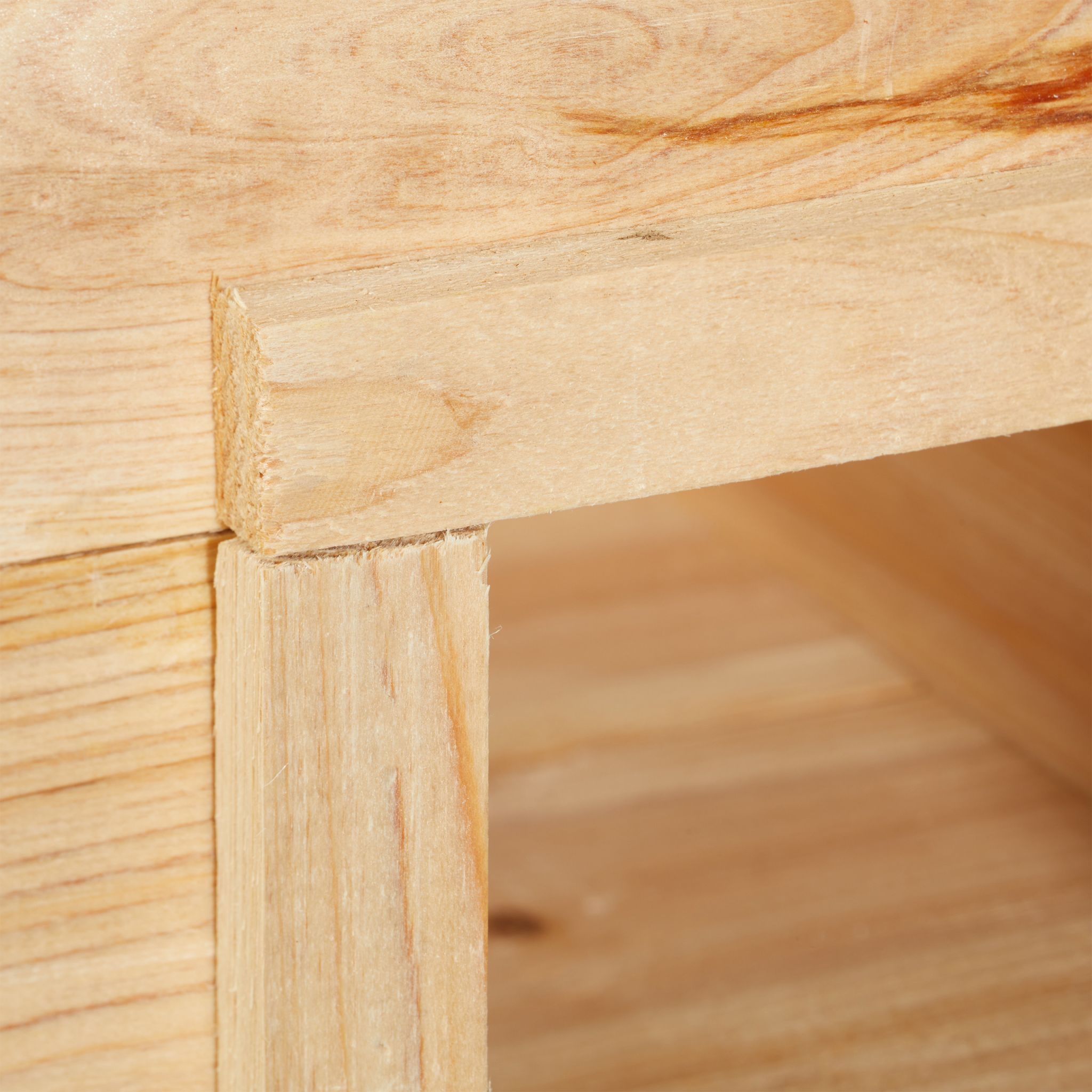 Igelhaus Holz Braun-Hellbraun von Relaxdays