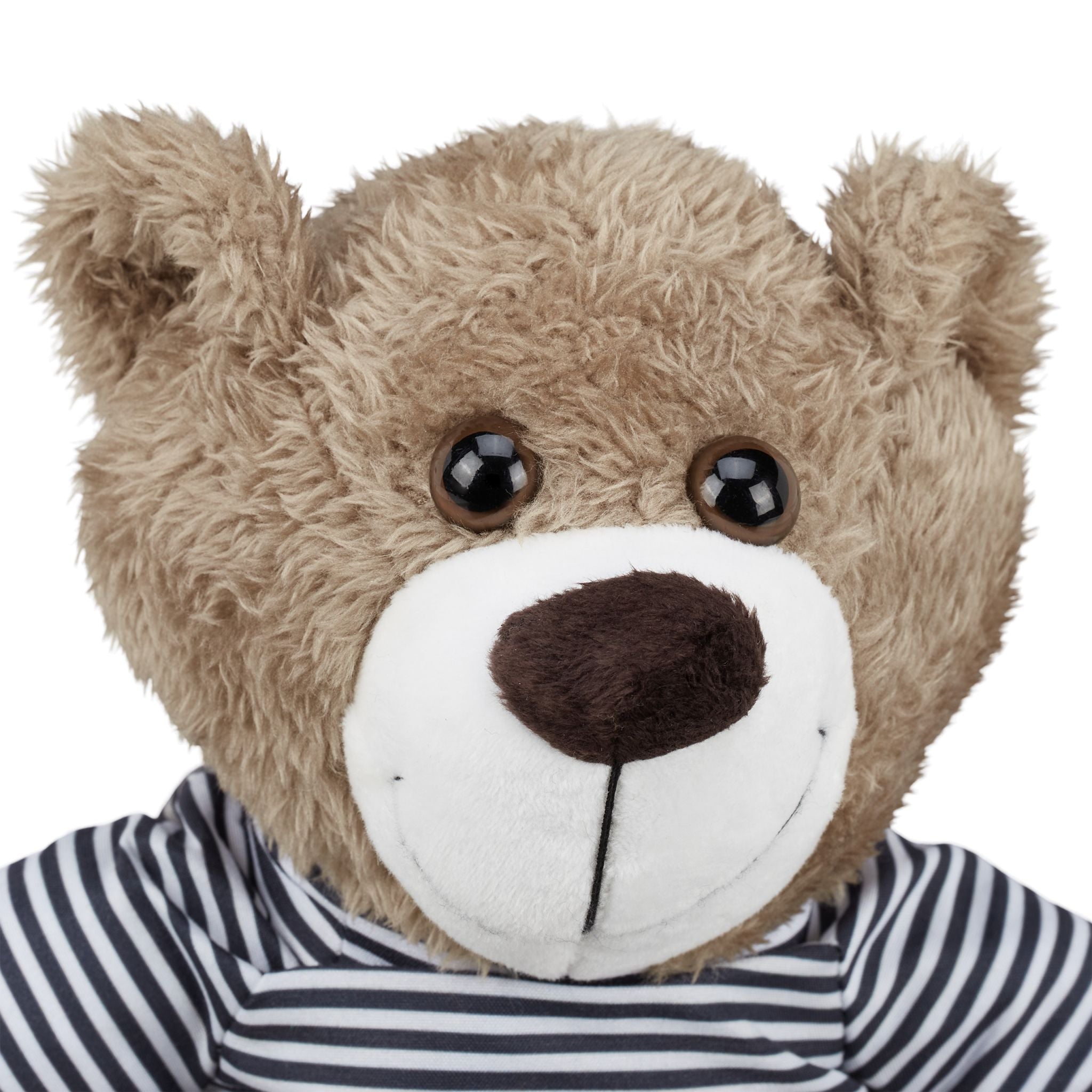 Türstopper Teddybär Weiss-Hellbraun-Schwarz von Relaxdays