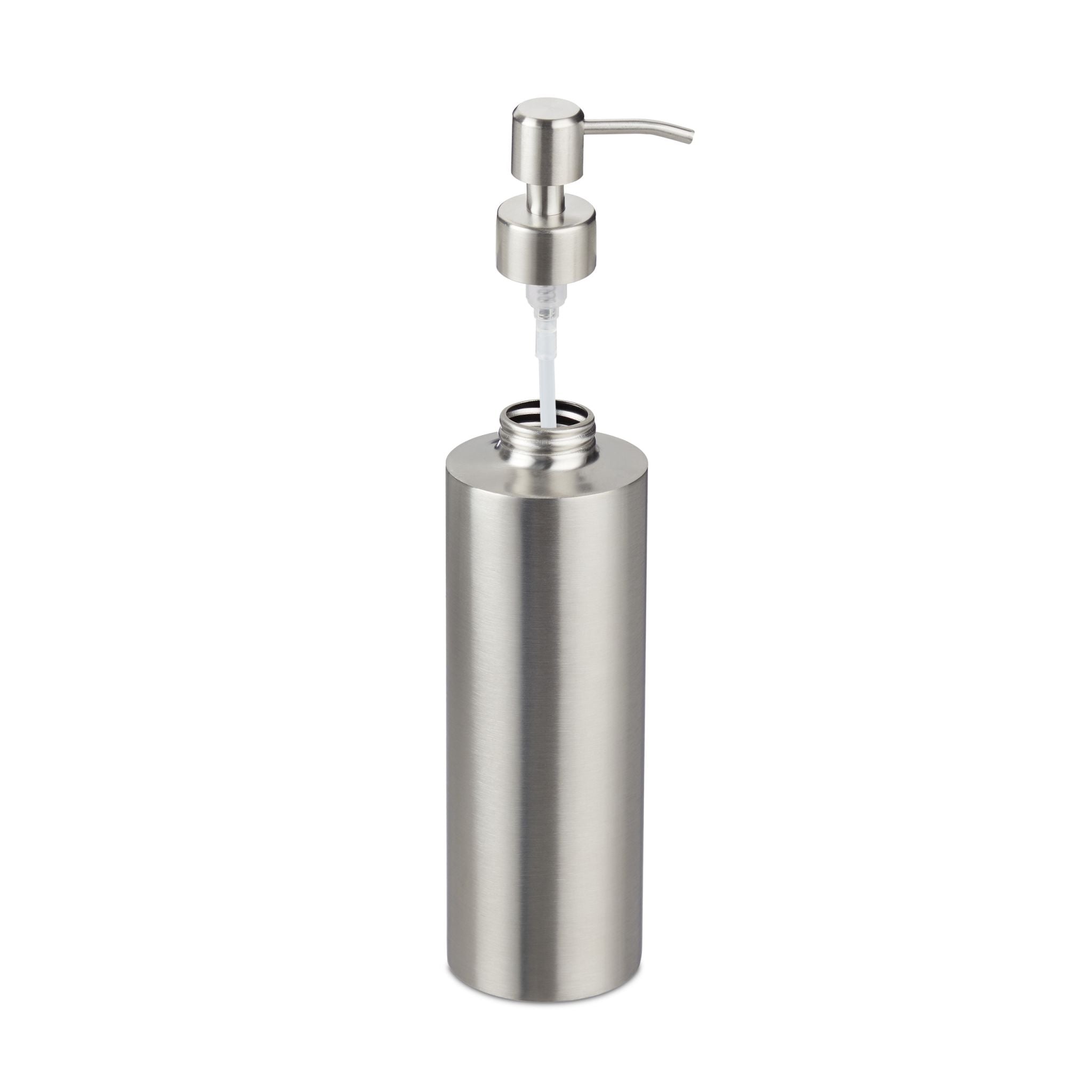 Seifenspender Edelstahl Silber
