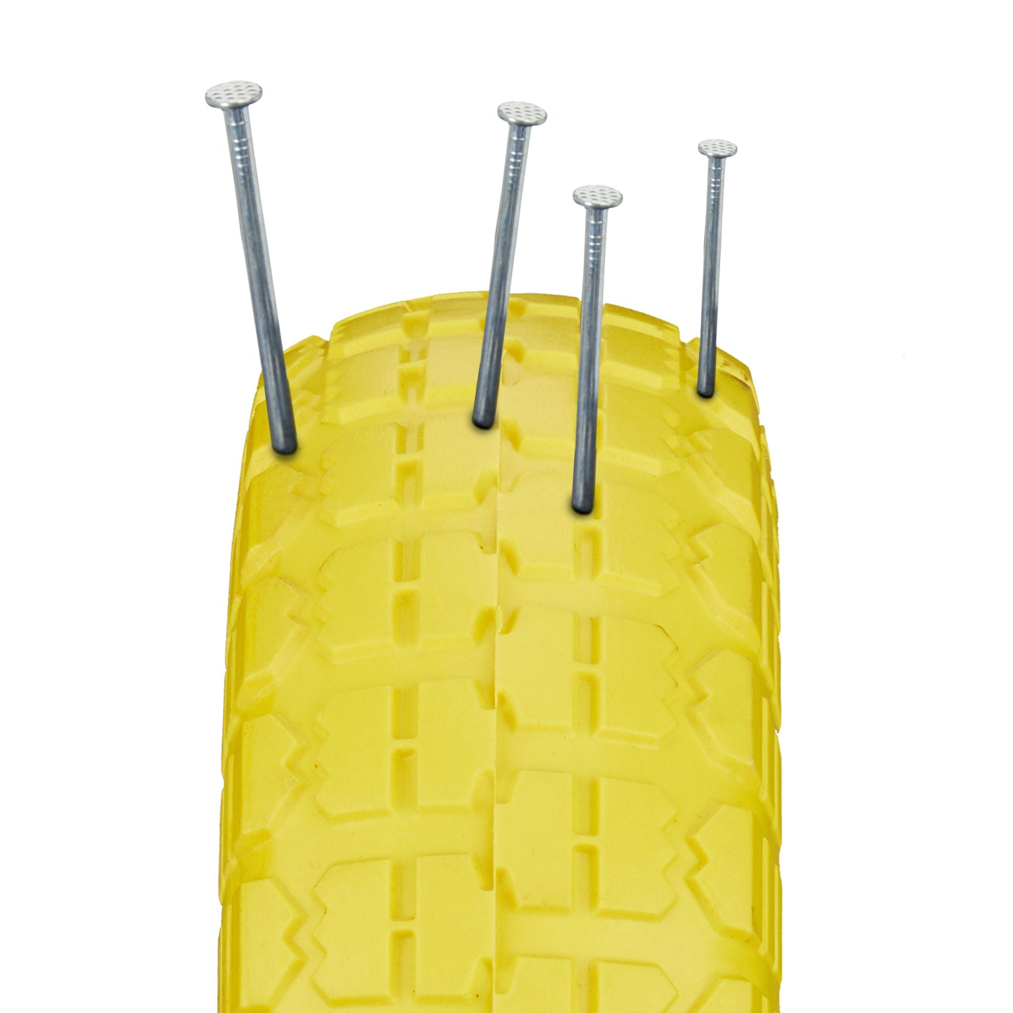 Sackkarrenrad PU 2er-Set 4.1/3.5-4 Gelb-Rot von Relaxdays