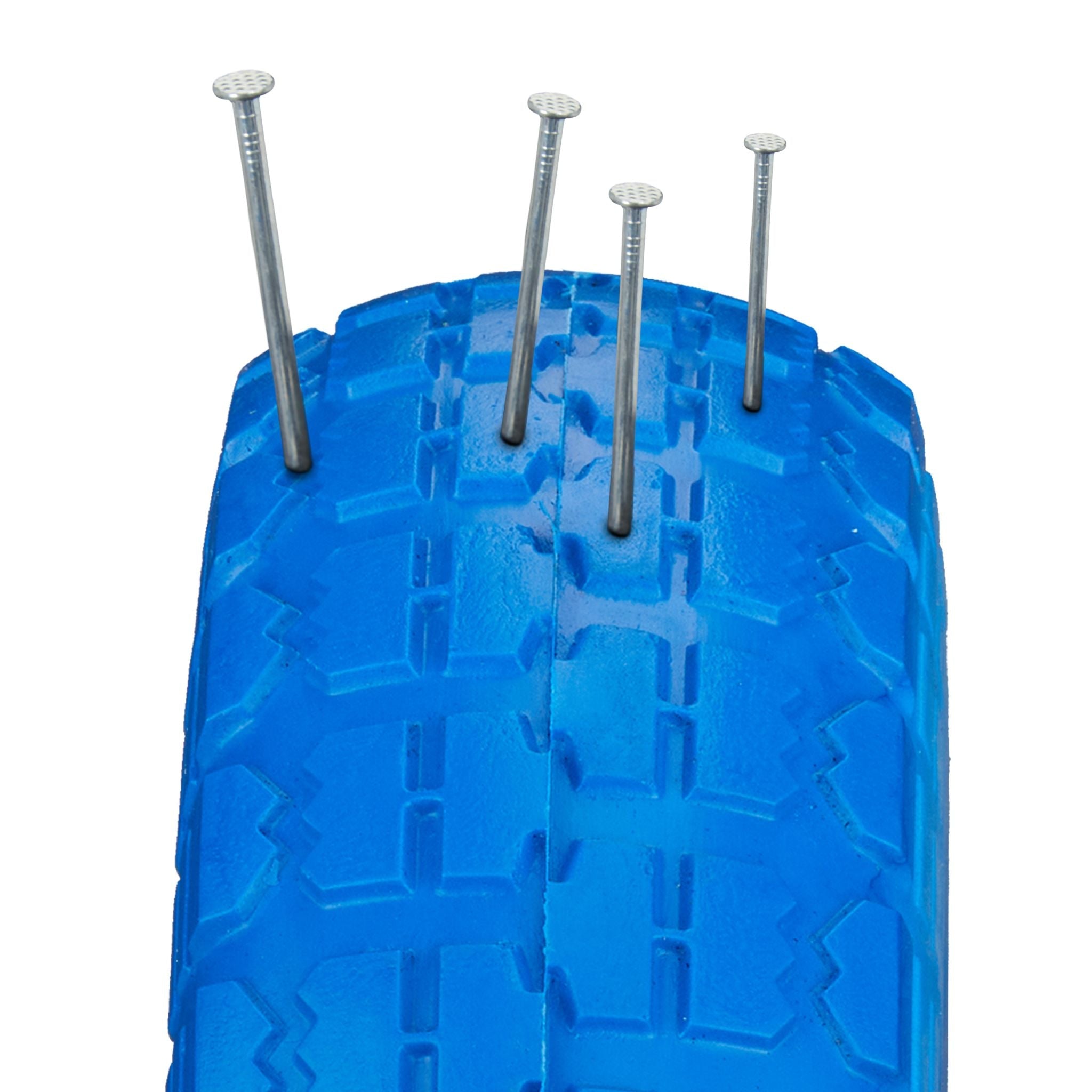 Sackkarrenrad PU 2er-Set Blau-Rot von Relaxdays