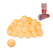Beer Pong Bälle orange Orange von Relaxdays