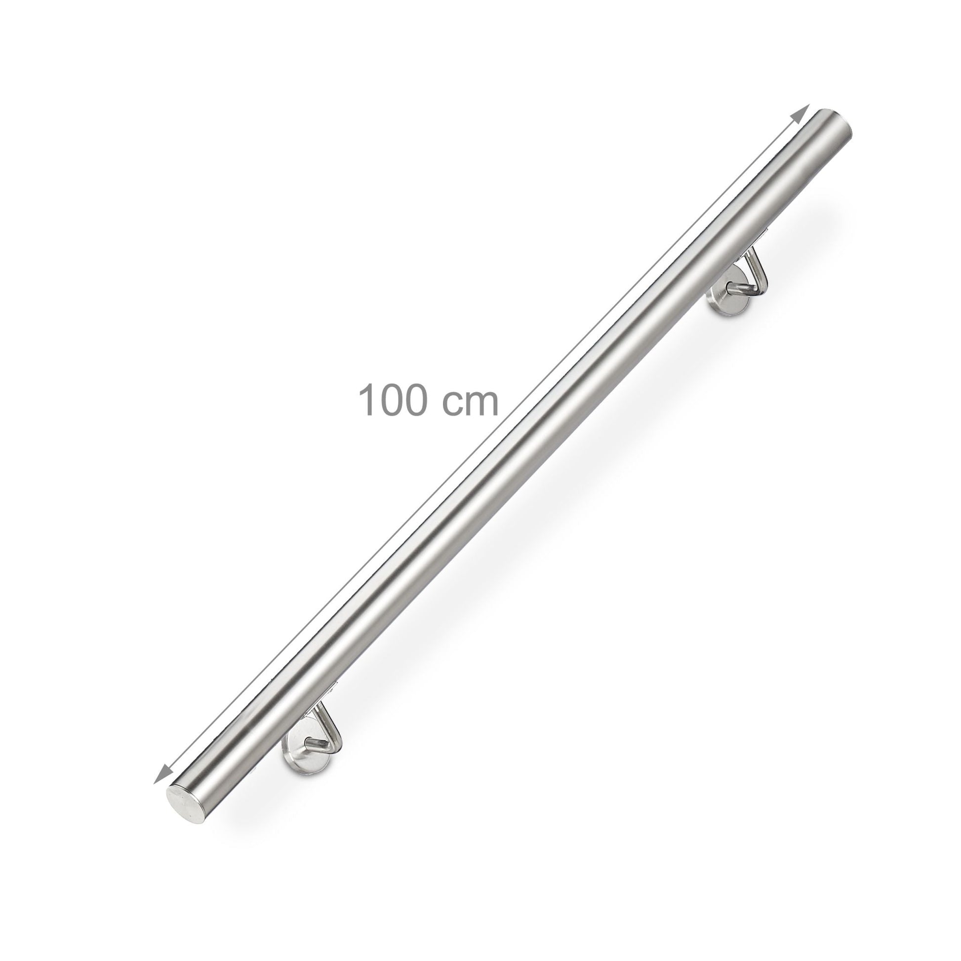 Handlauf Edelstahl Silber von Relaxdays