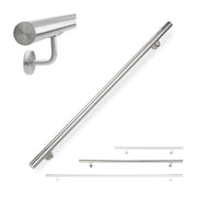 Handlauf Edelstahl Silber von Relaxdays
