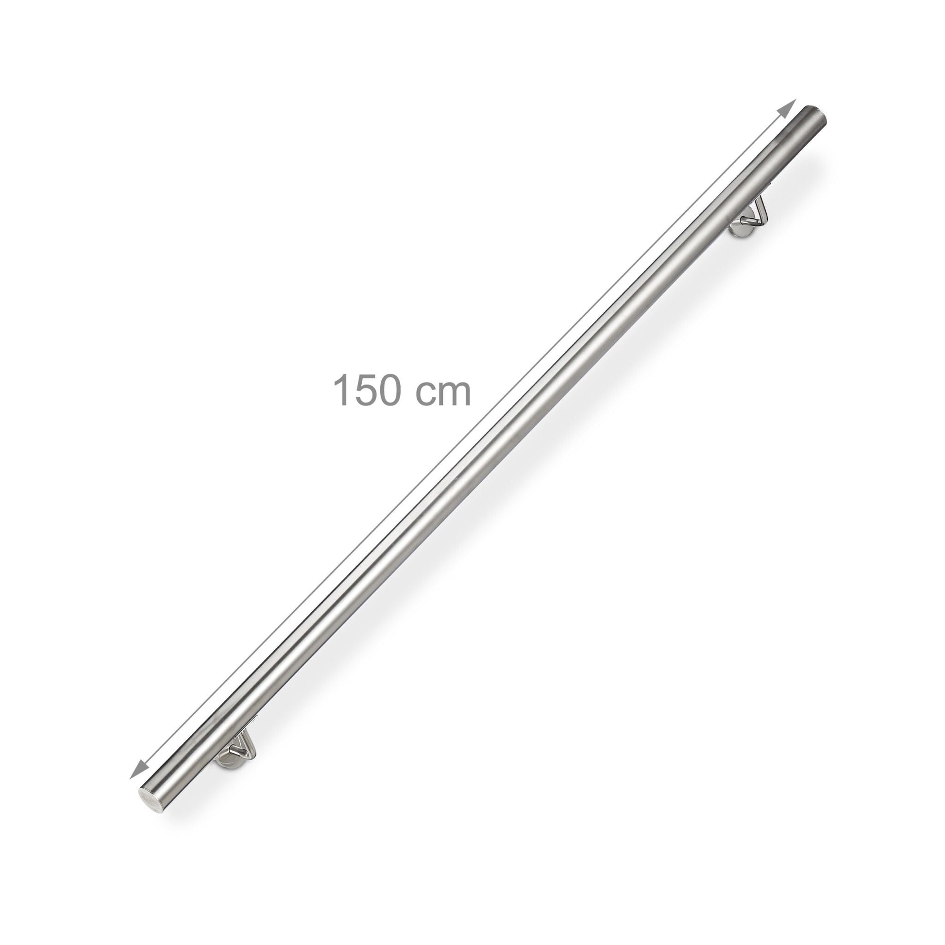 Handlauf Edelstahl Silber von Relaxdays