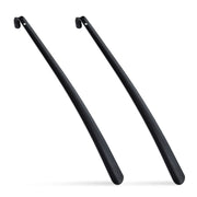Schuhlöffel Metall lang 2er-Set Schwarz von Relaxdays