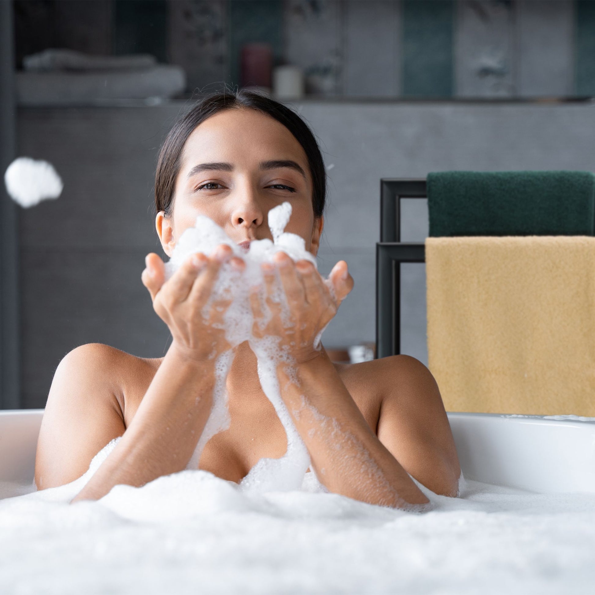 Handtuchständer schwarz Schwarz von Relaxdays