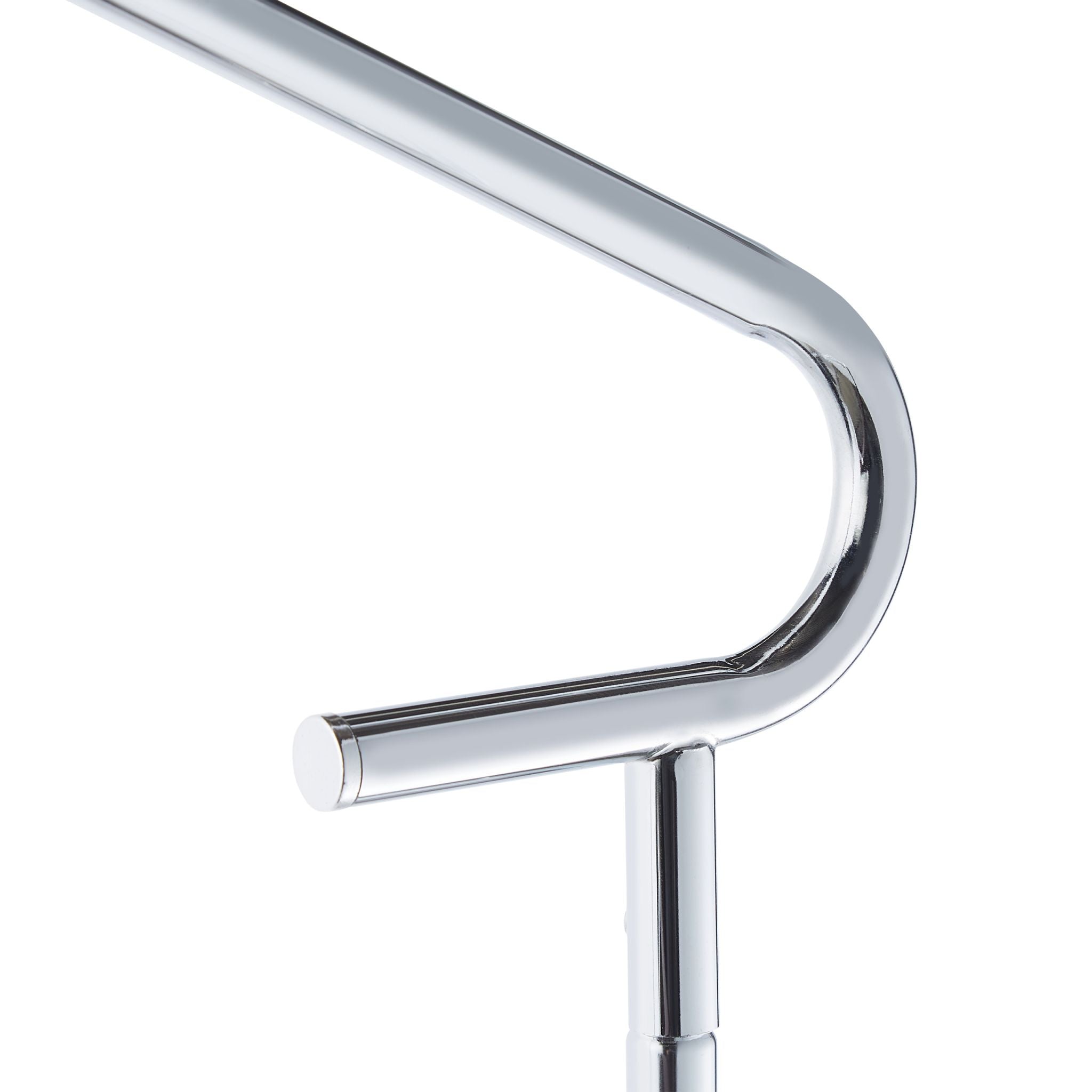 Herrendiener Metall Dunkelbraun-Silber von Relaxdays