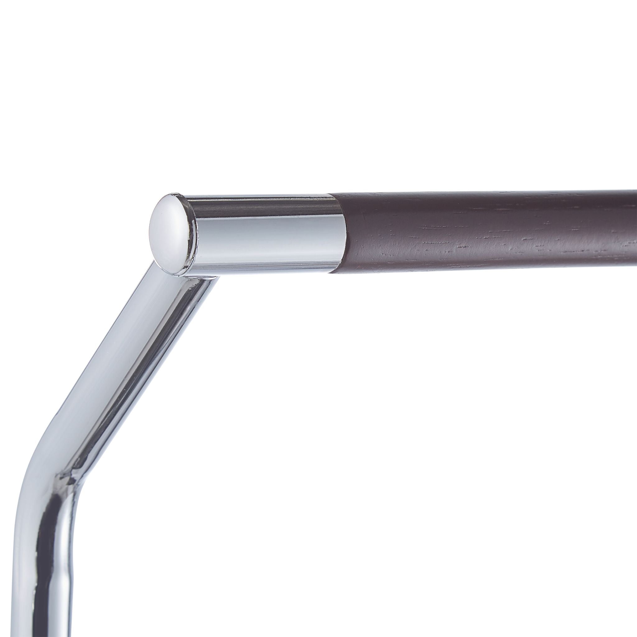 Herrendiener Metall Dunkelbraun-Silber von Relaxdays