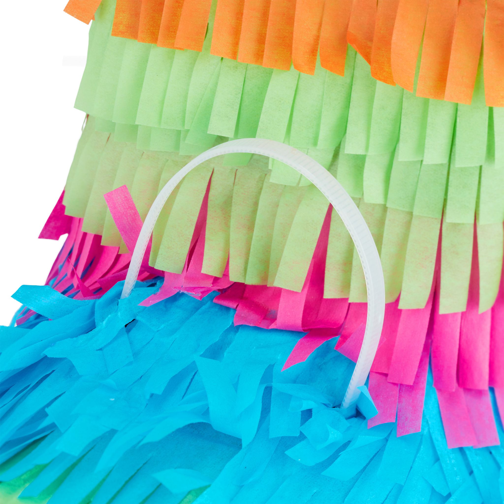Pinata Esel bunt Grün-Hellblau-Pink von Relaxdays
