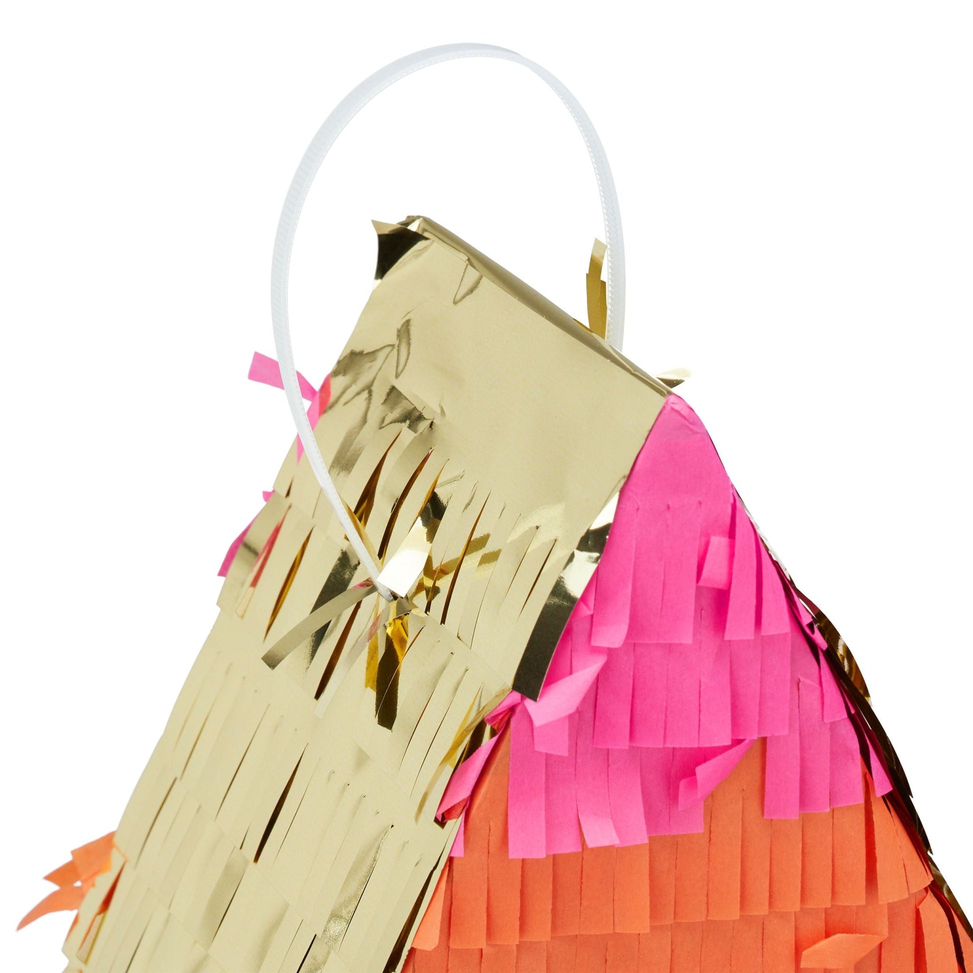 Pinata Stern bunt-gold Blau-Gelb-Gold von Relaxdays
