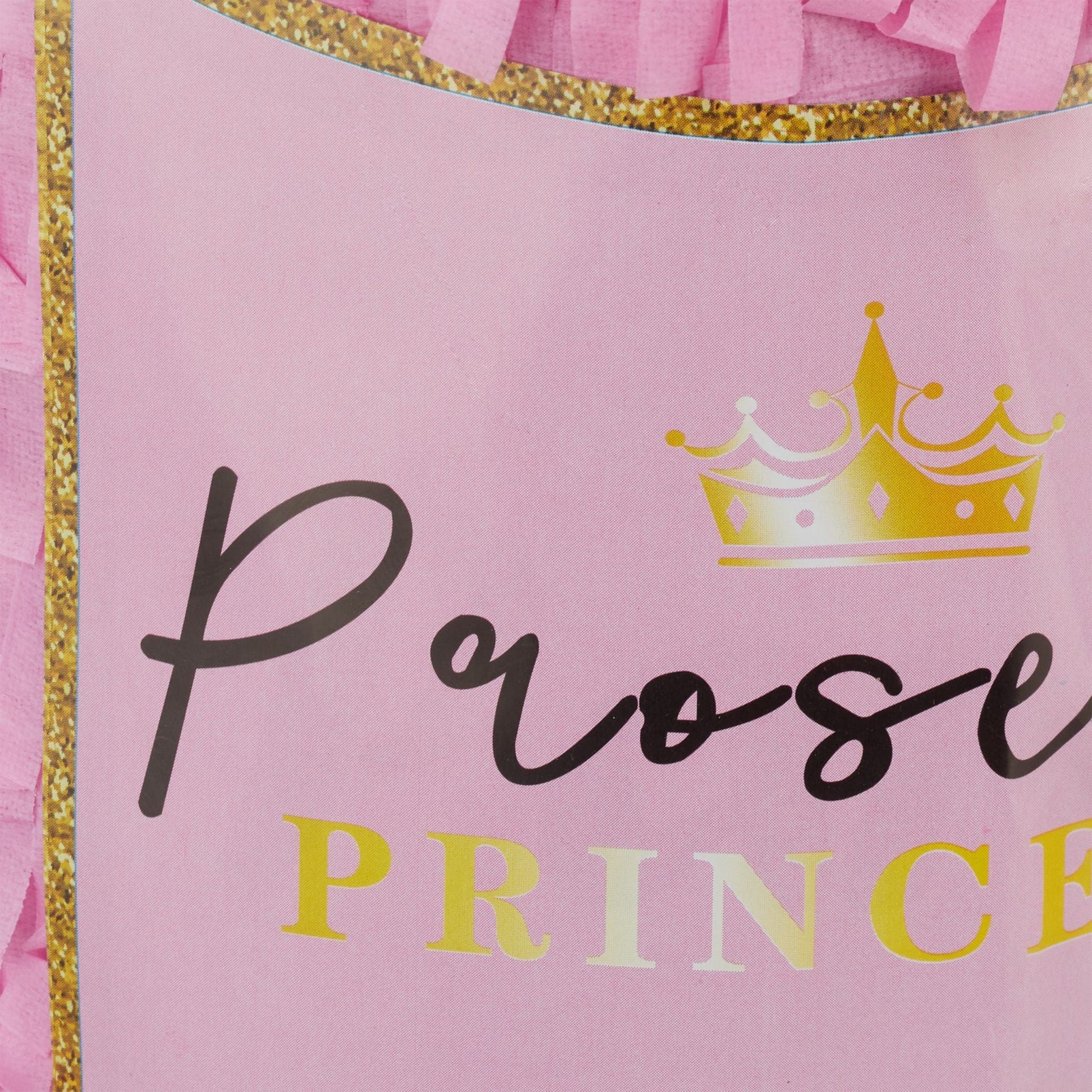 Pinata Sektflasche Gold-Rosa von Relaxdays