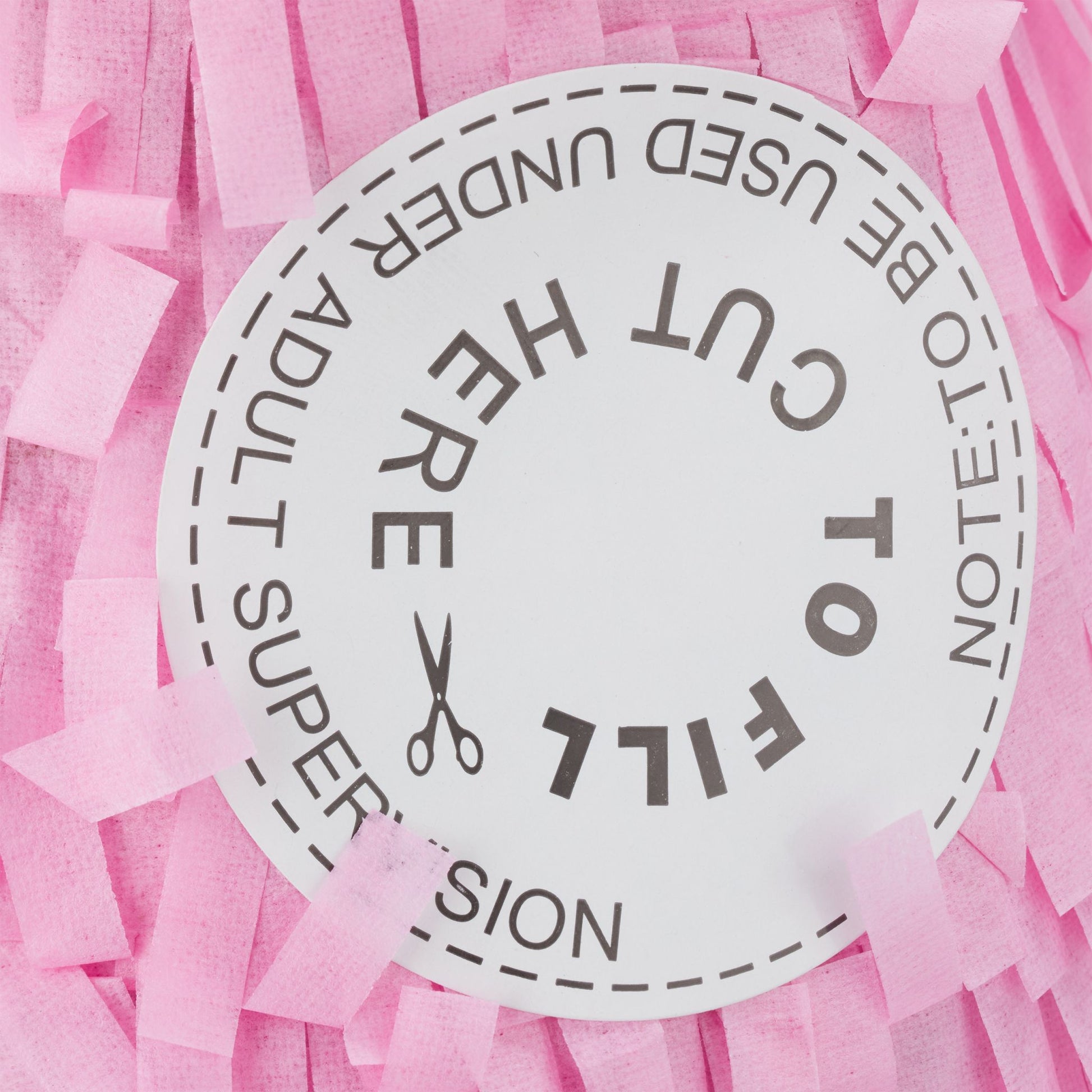 Pinata Sektflasche Gold-Rosa von Relaxdays