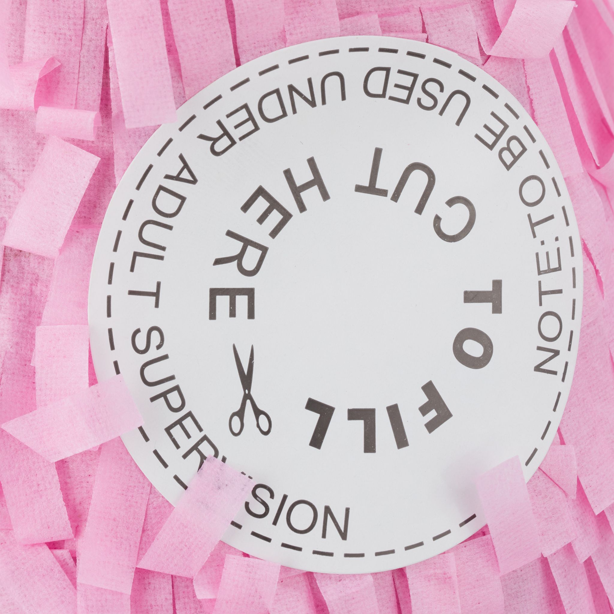 Pinata Sektflasche Gold-Rosa von Relaxdays