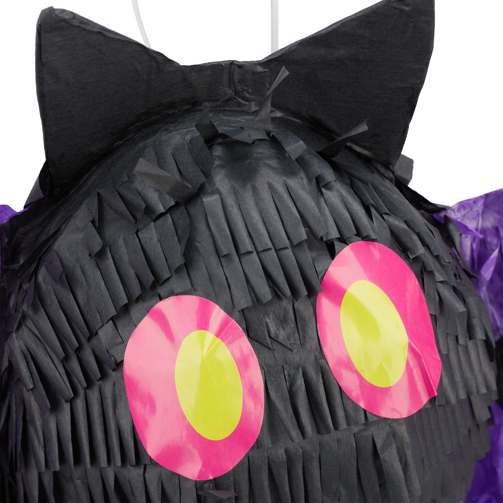 Pinata Fledermaus Lila-Pink-Schwarz von Relaxdays