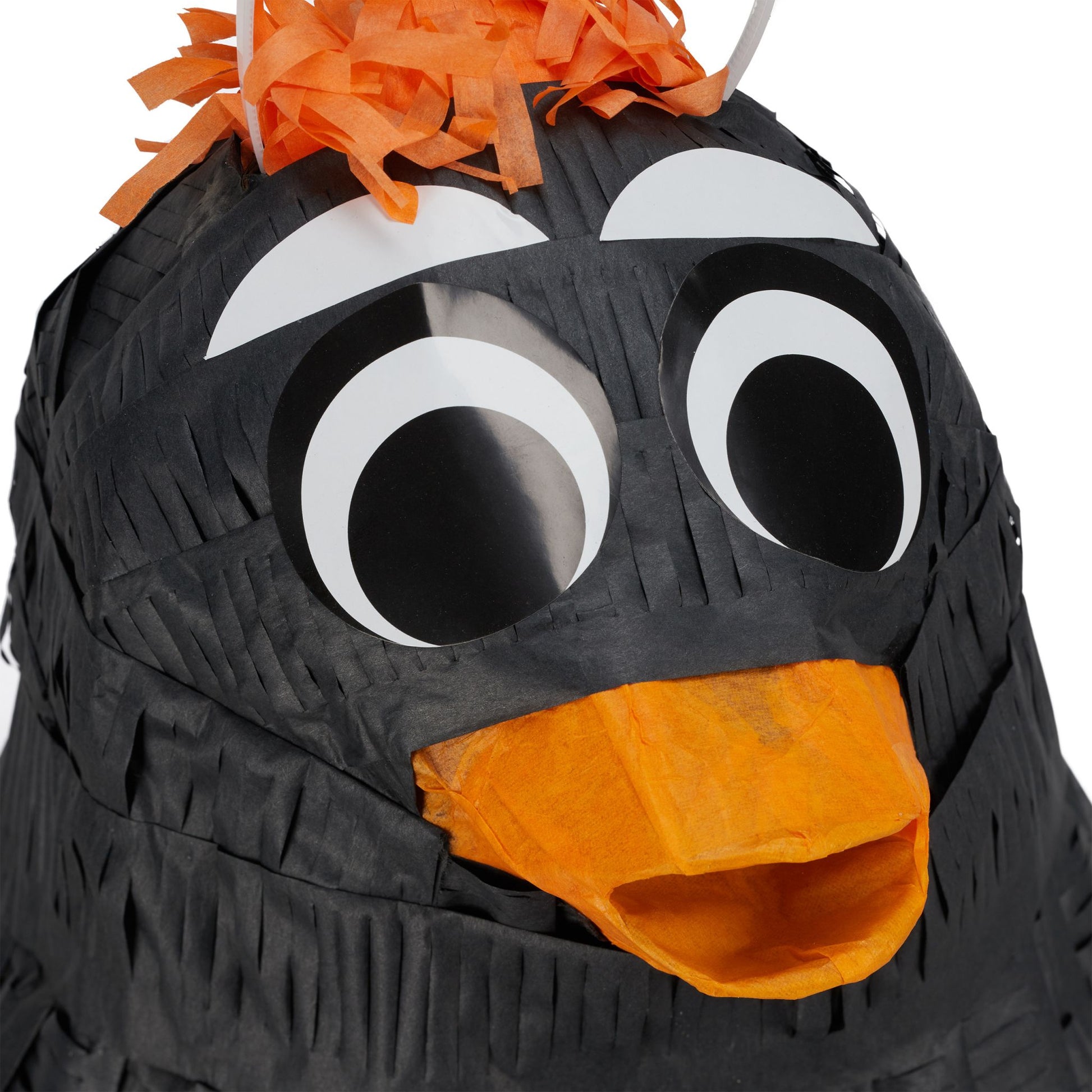 Pinata Pinguin Weiss-Orange-Schwarz von Relaxdays
