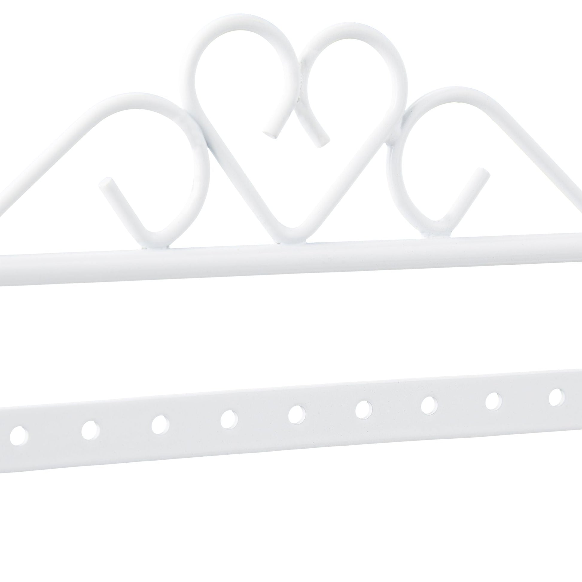Ohrringhalter für Stecker Weiss von Relaxdays